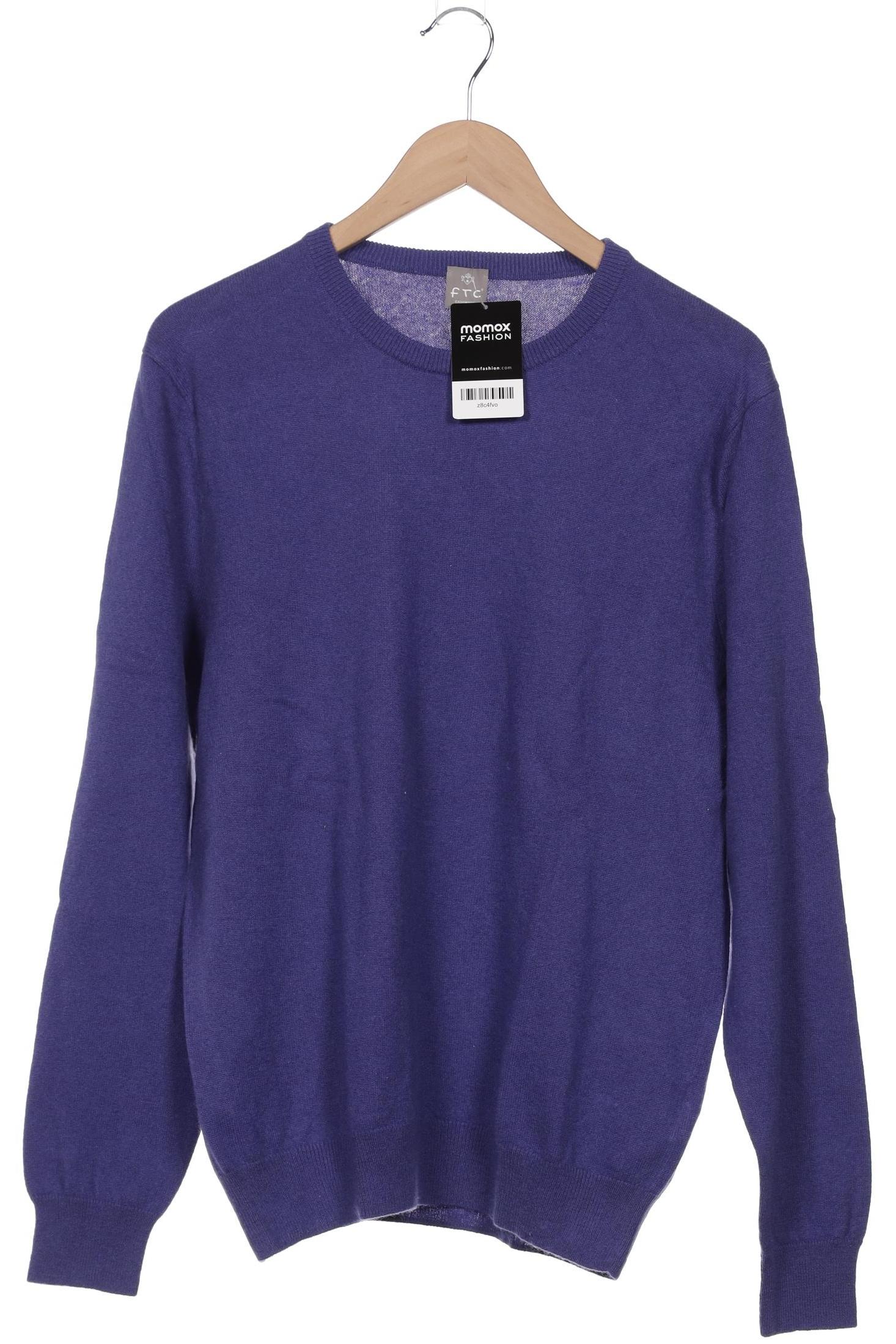 

FTC Cashmere Herren Pullover, blau, Gr. 52