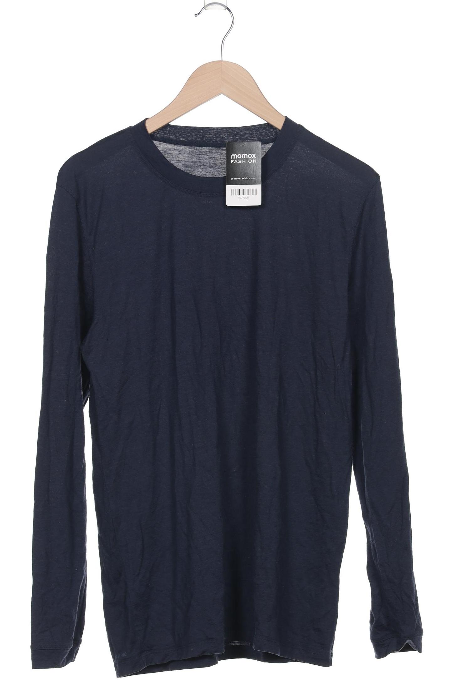 

Funktion Schnitt Herren Langarmshirt, marineblau, Gr. 48