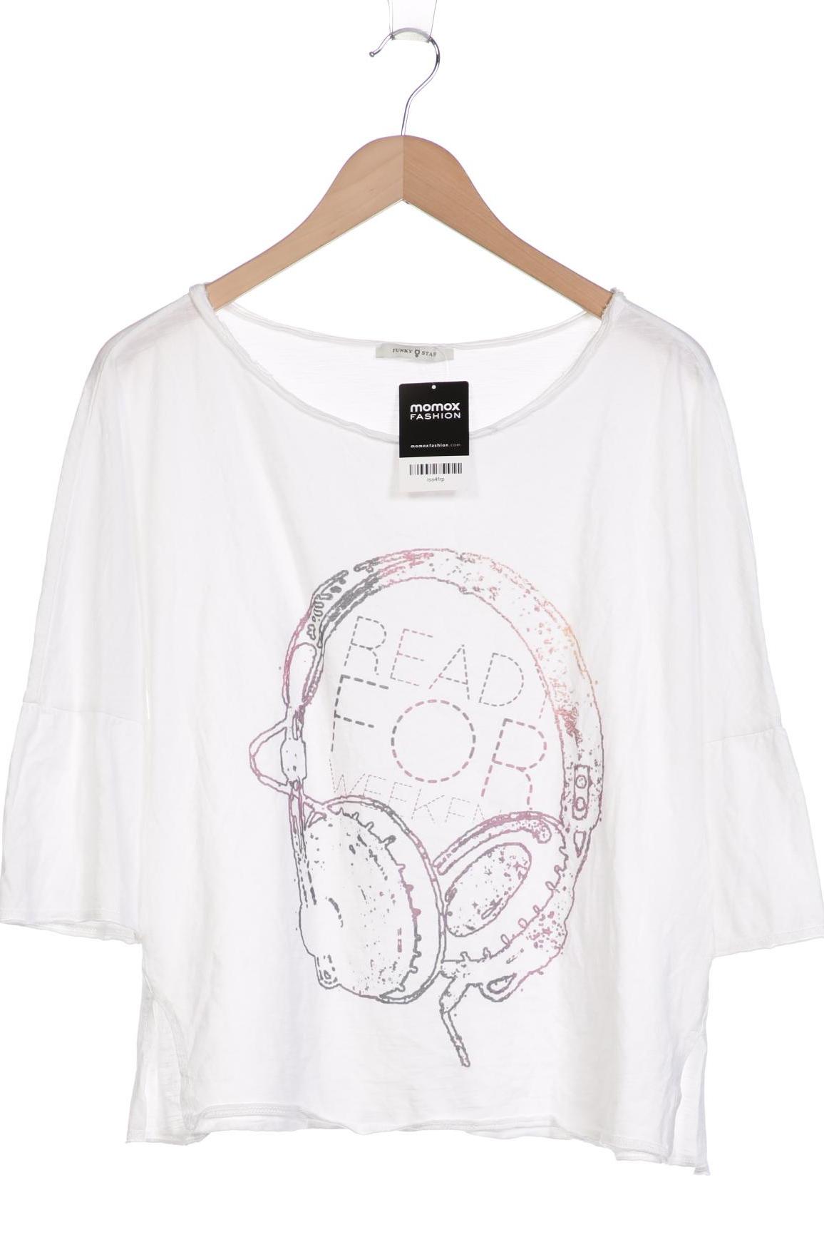 

Funky Staff Damen Langarmshirt, weiß, Gr. 38