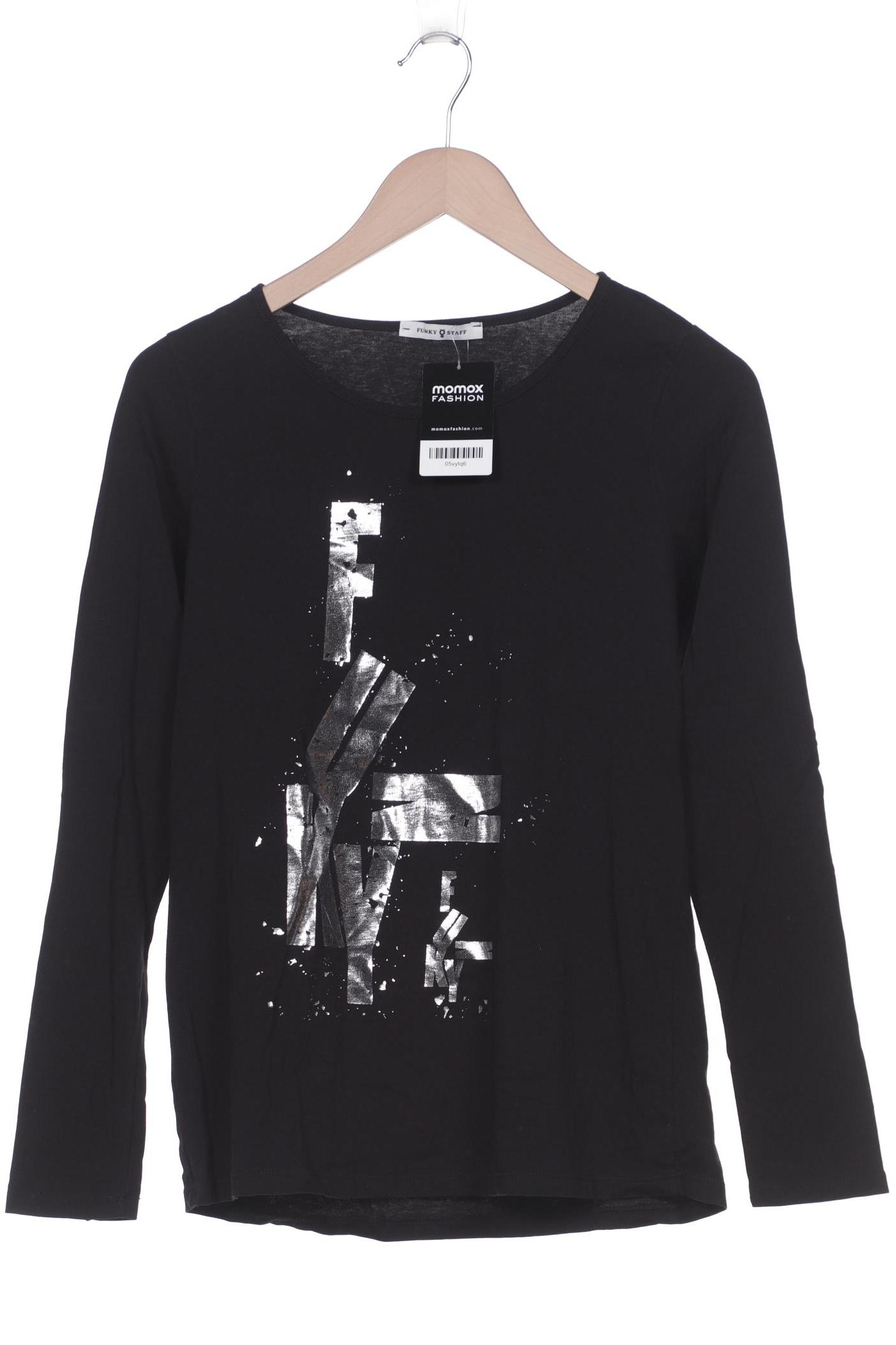 

Funky Staff Damen Langarmshirt, schwarz, Gr. 38