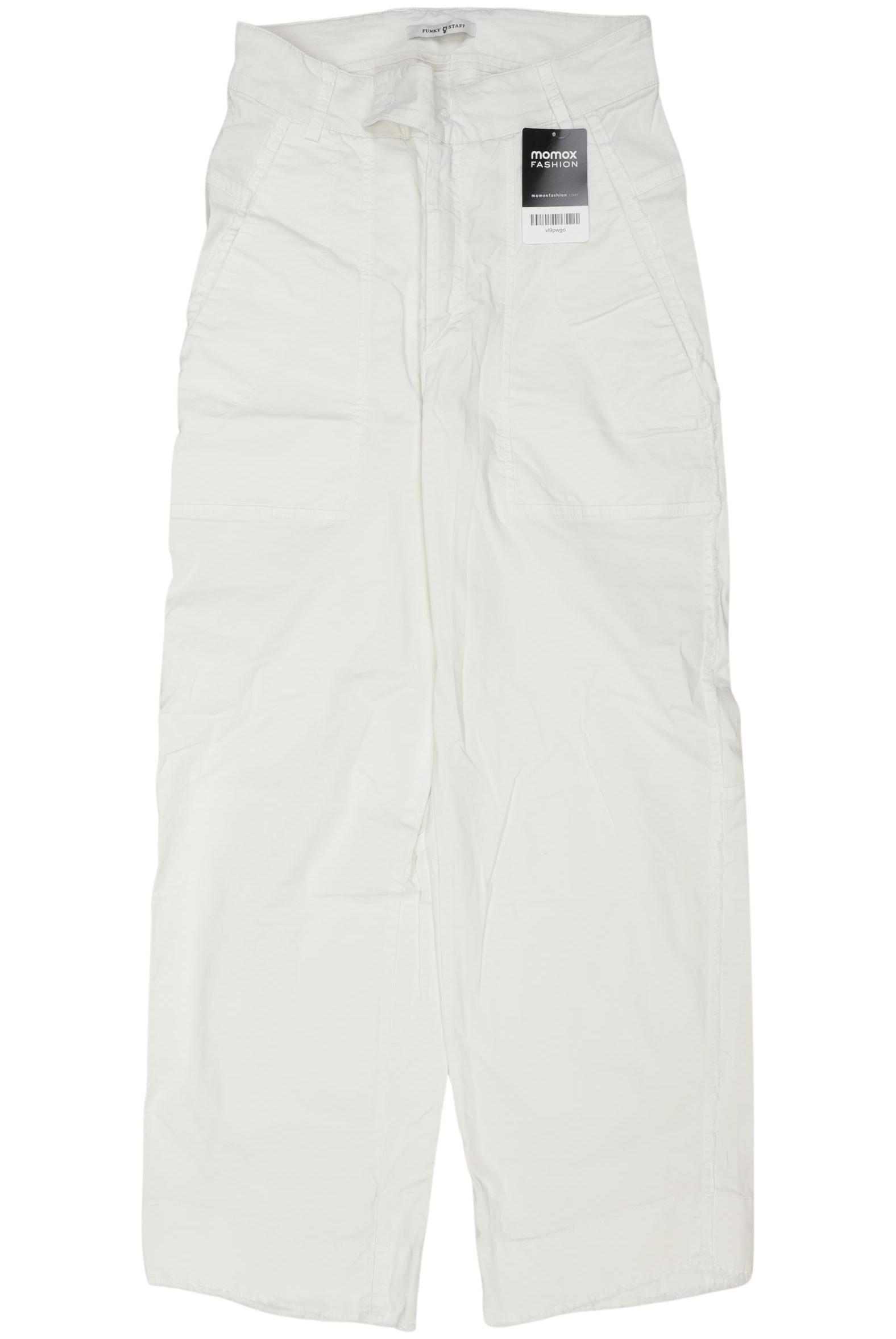 

Funky Staff Damen Jeans, weiß, Gr. 0