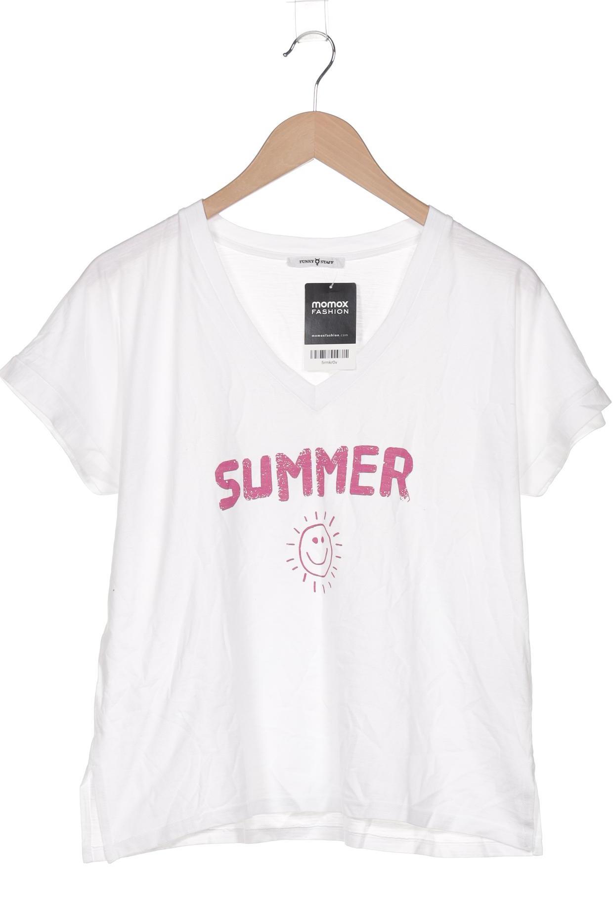 

Funky Staff Damen T-Shirt, weiß, Gr. 36