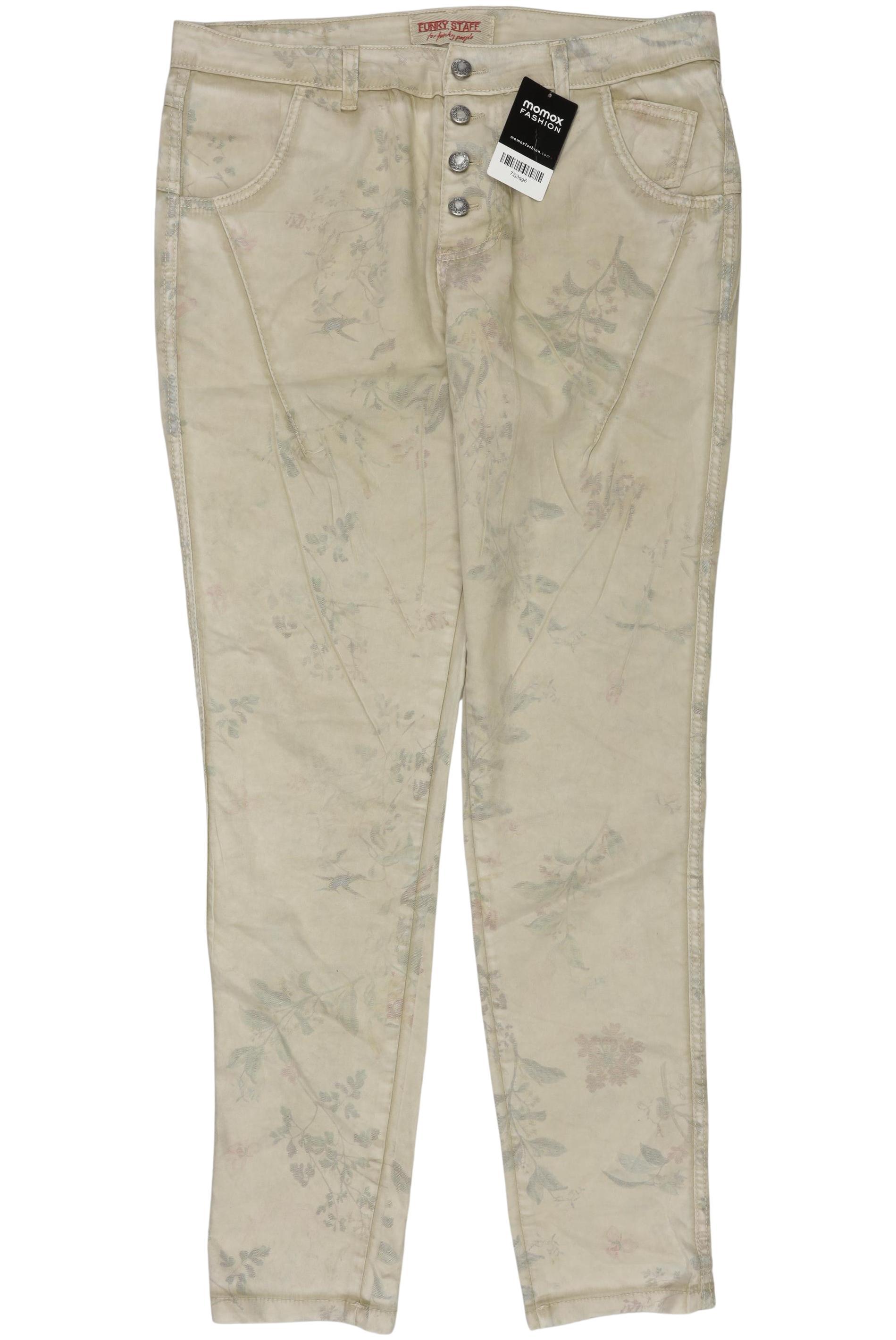 

Funky Staff Damen Stoffhose, beige, Gr. 0