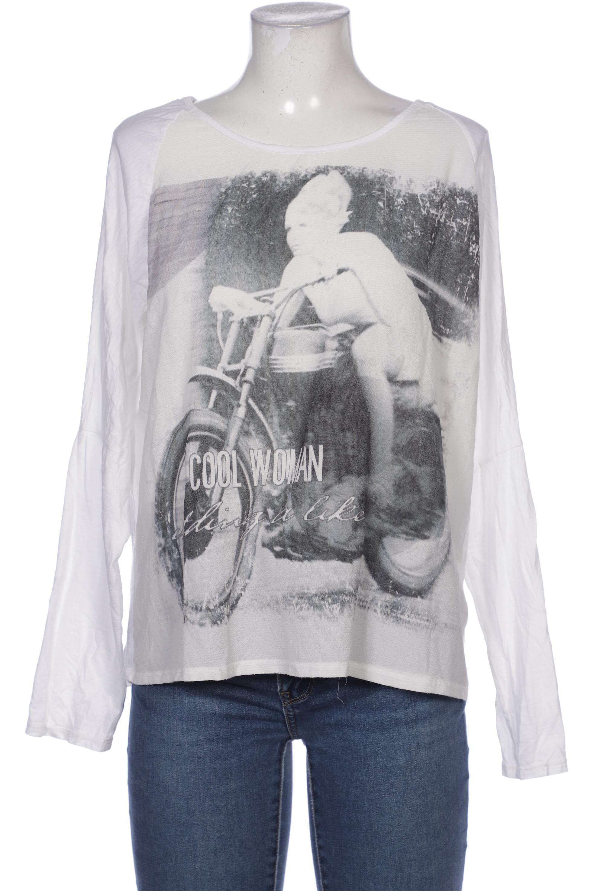 

Funky Staff Damen Langarmshirt, weiß, Gr. 38