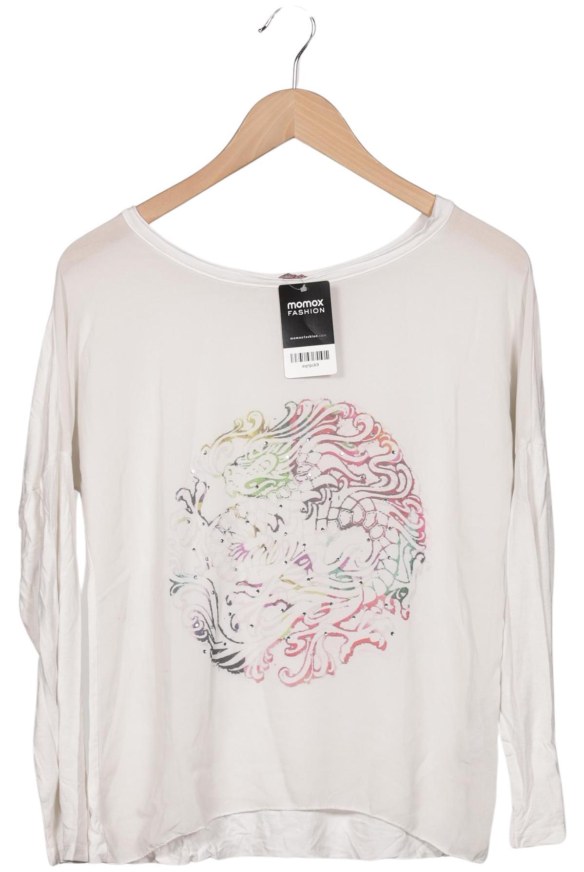 

Funky Staff Damen Langarmshirt, weiß, Gr. 38