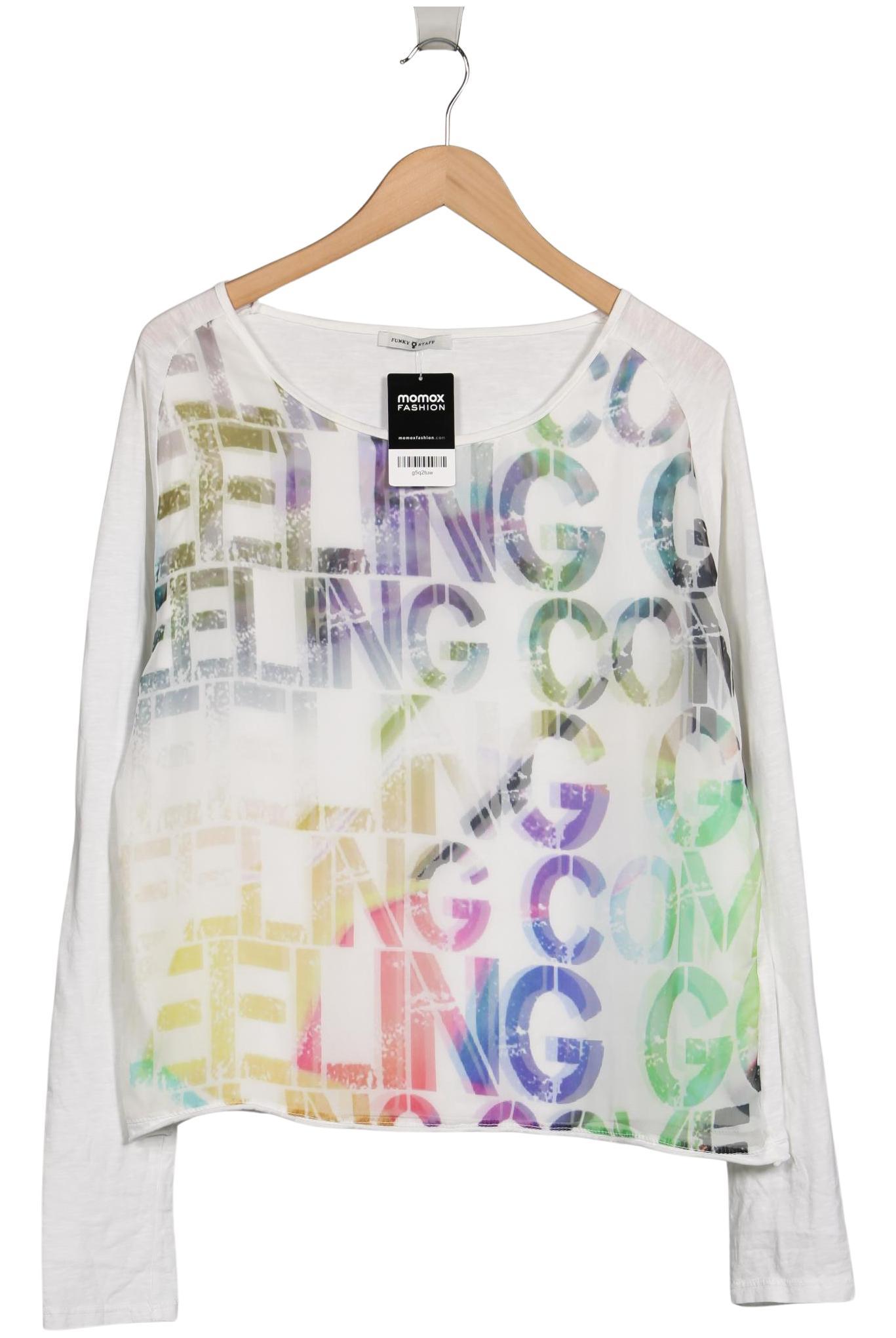 

Funky Staff Damen Bluse, weiß, Gr. 42