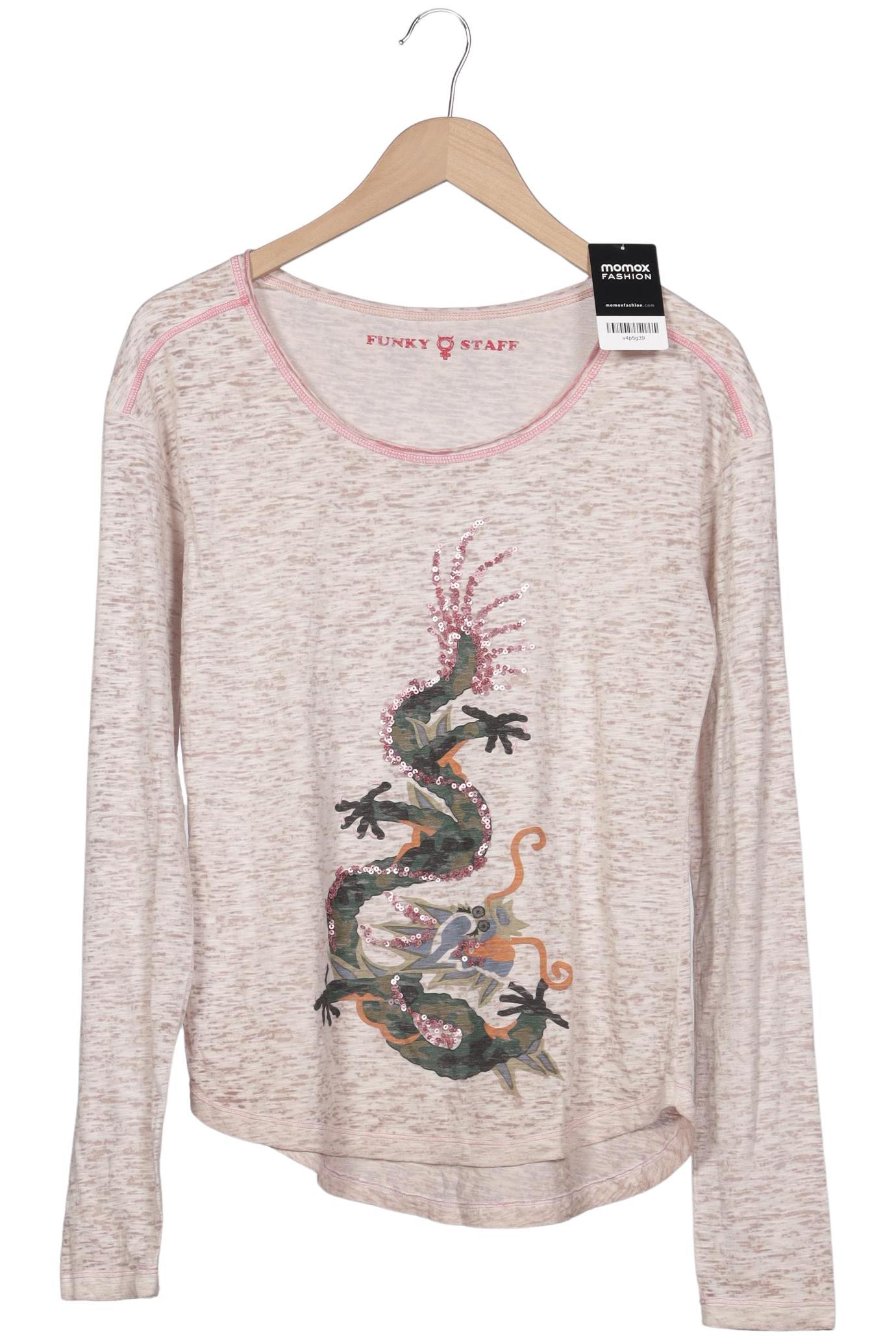 

Funky Staff Damen Langarmshirt, pink, Gr. 38