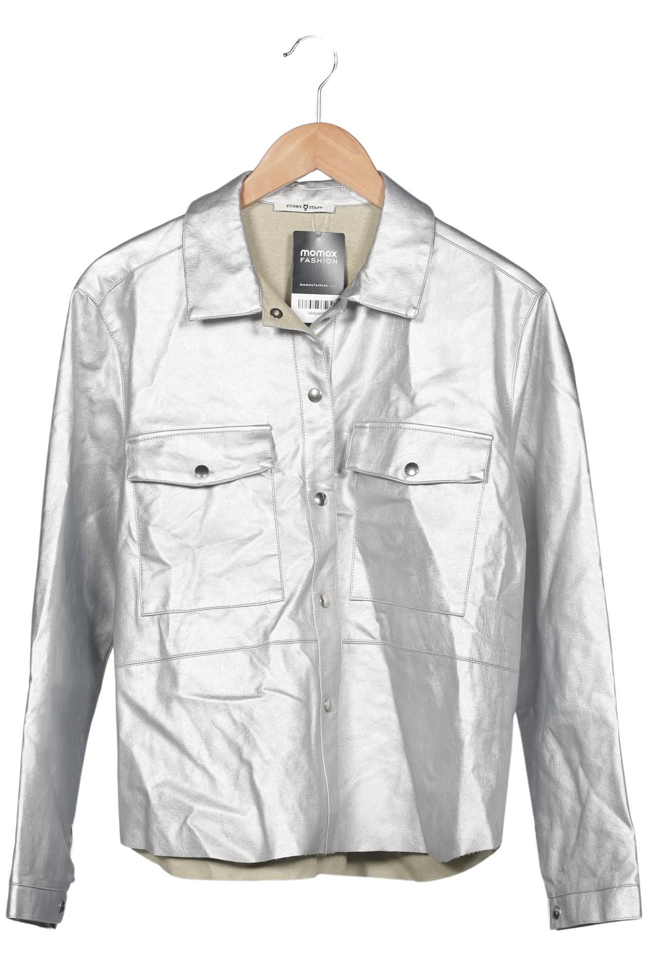 

Funky Staff Damen Jacke, silber, Gr. 38