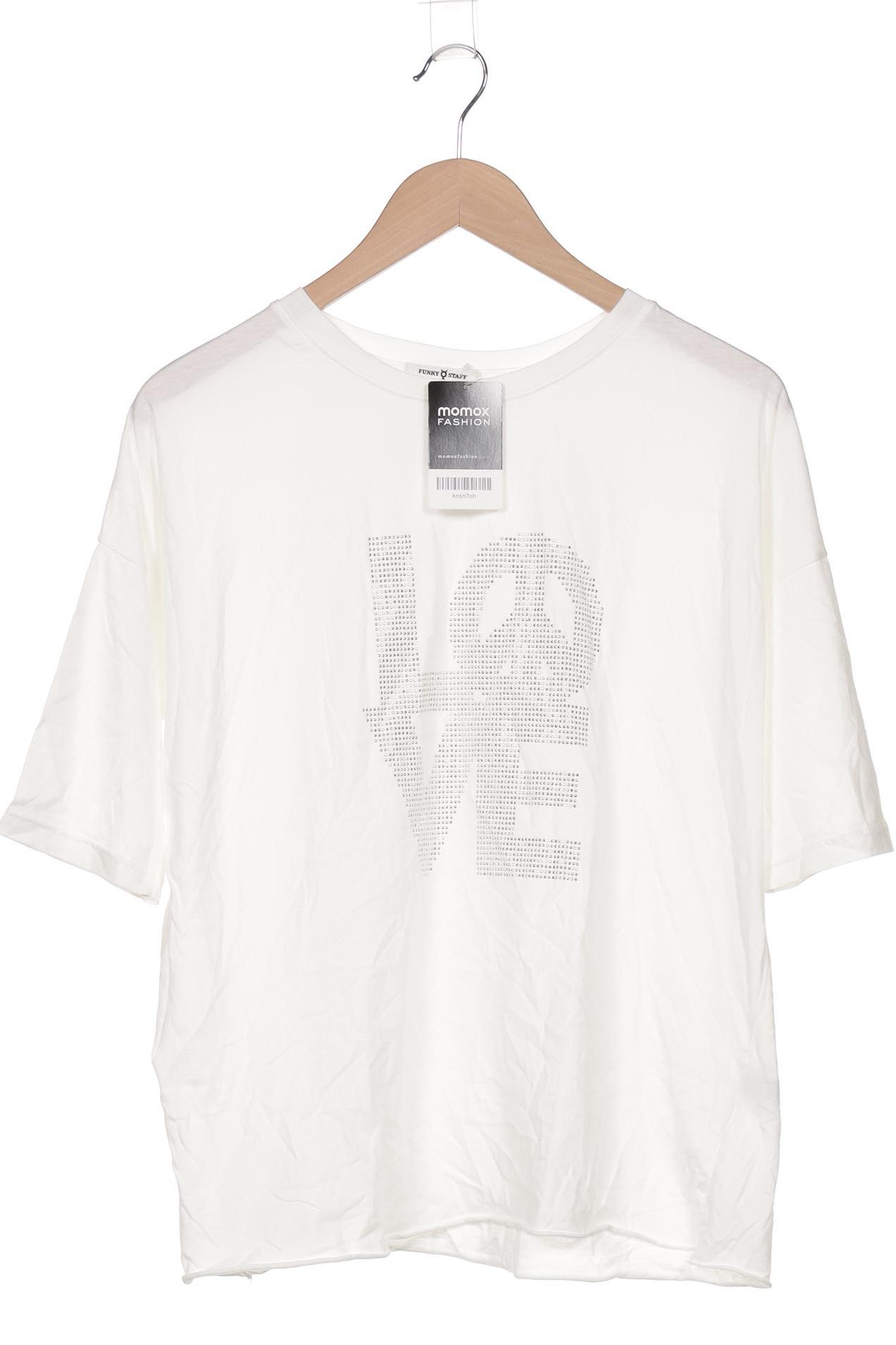 

Funky Staff Damen T-Shirt, weiß, Gr. 34