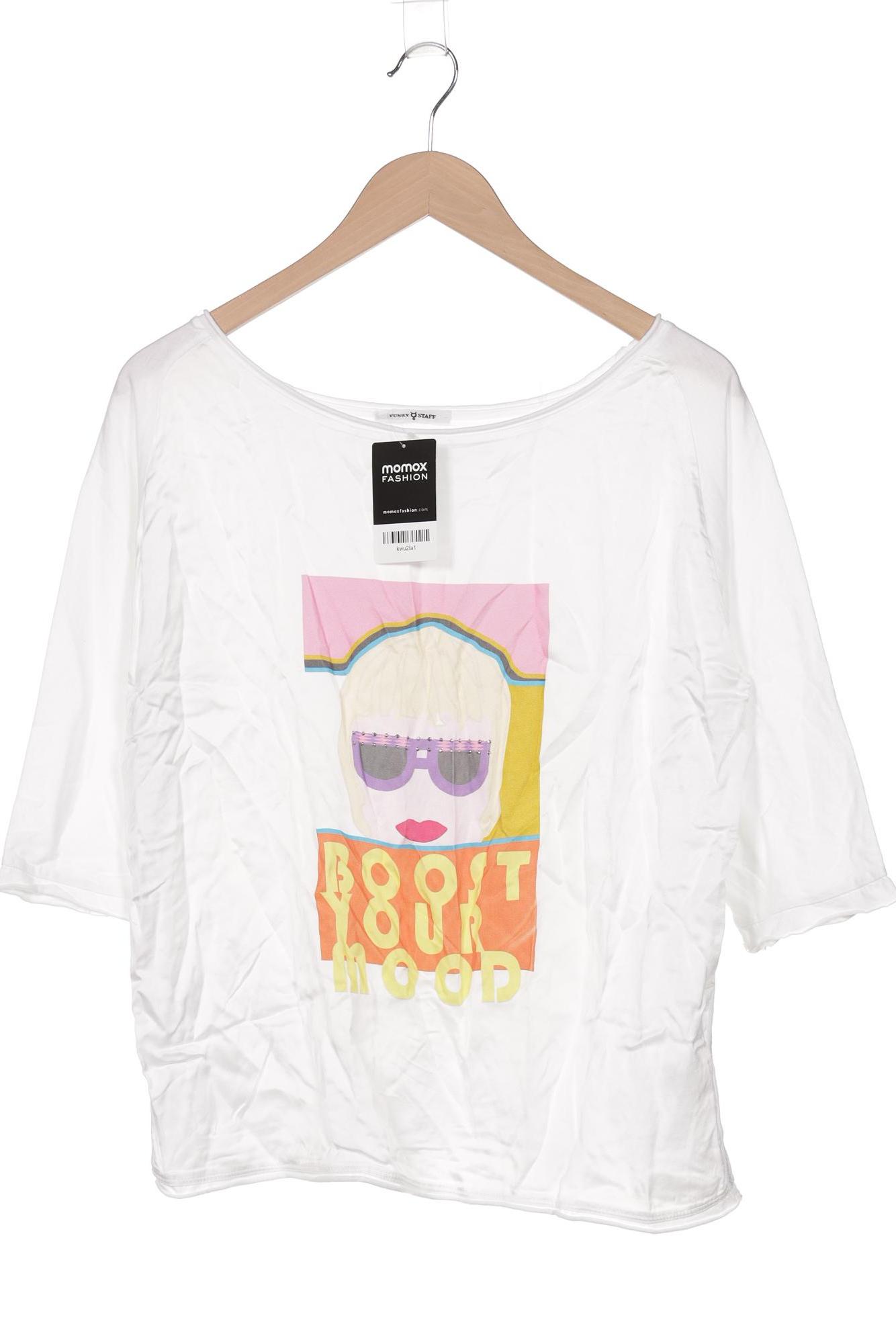 

Funky Staff Damen T-Shirt, weiß, Gr. 36