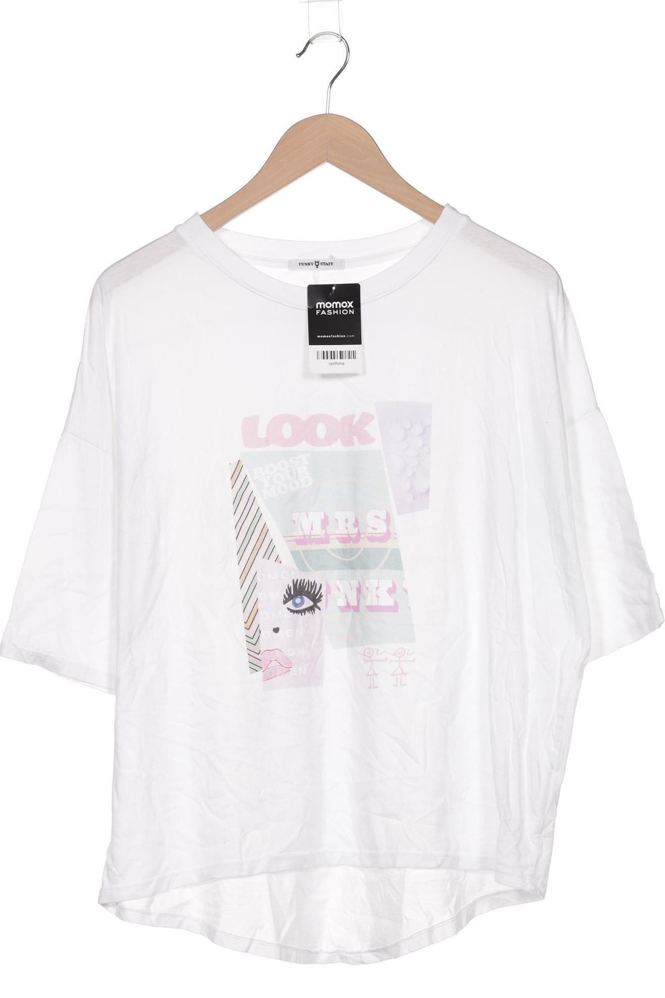 

Funky Staff Damen T-Shirt, weiß, Gr. 34