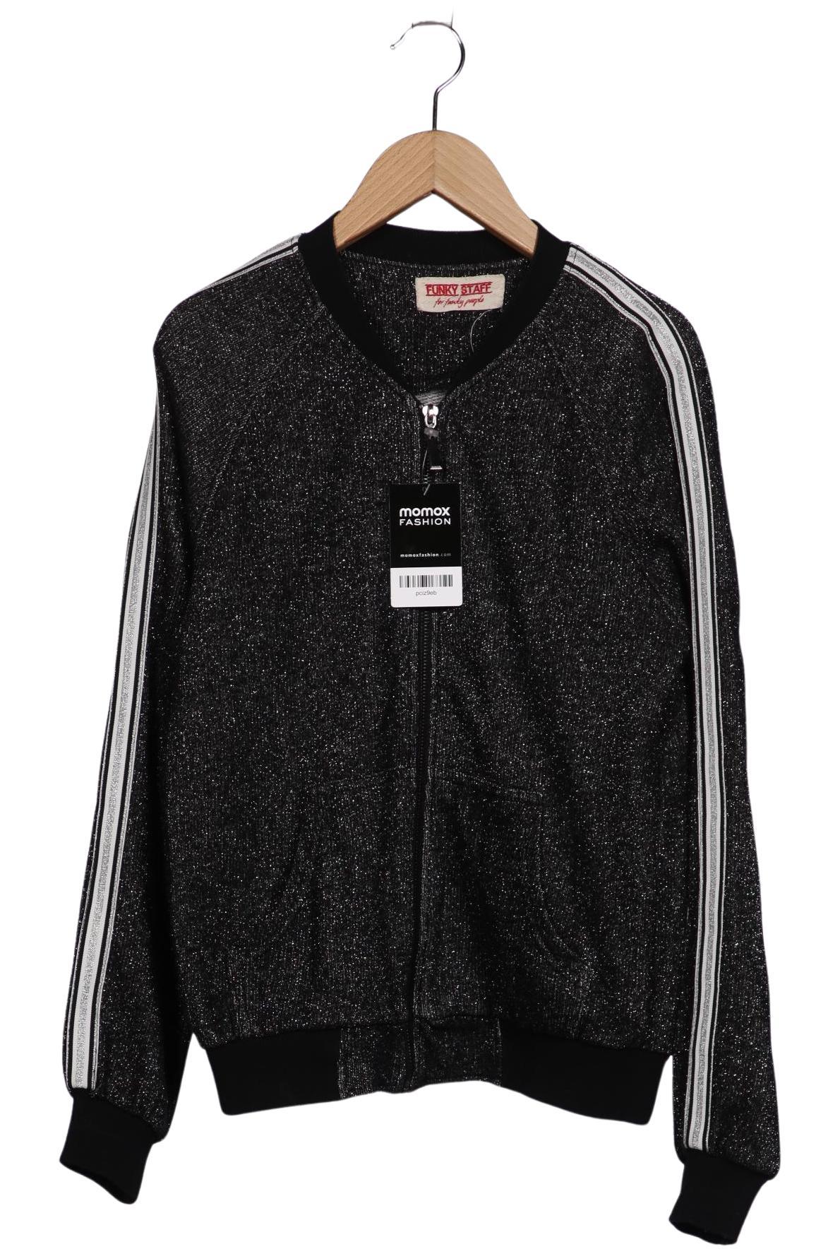 

Funky Staff Damen Strickjacke, schwarz, Gr. 36