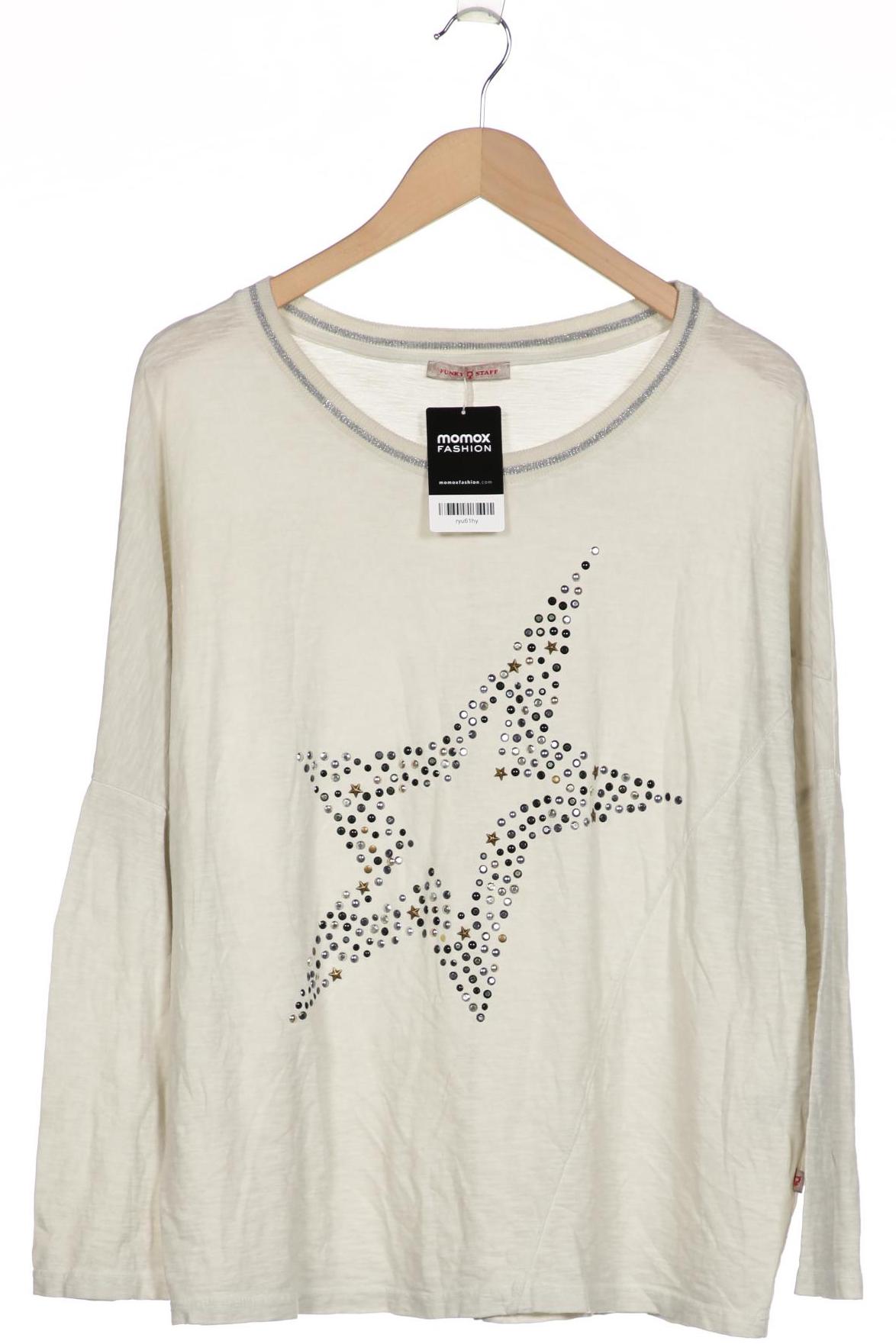 

Funky Staff Damen Langarmshirt, cremeweiß, Gr. 38