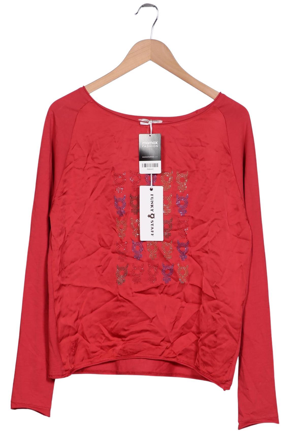

Funky Staff Damen Langarmshirt, rot, Gr. 38
