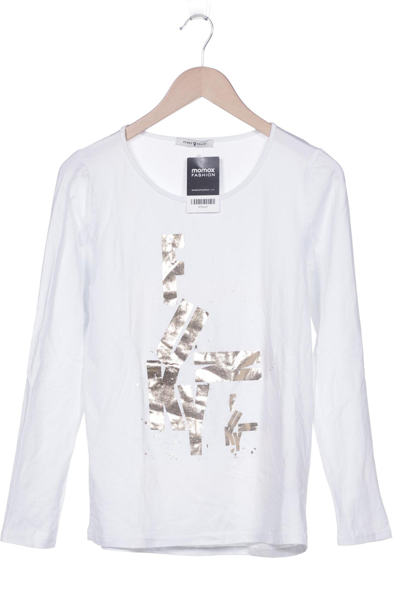 

Funky Staff Damen Langarmshirt, weiß