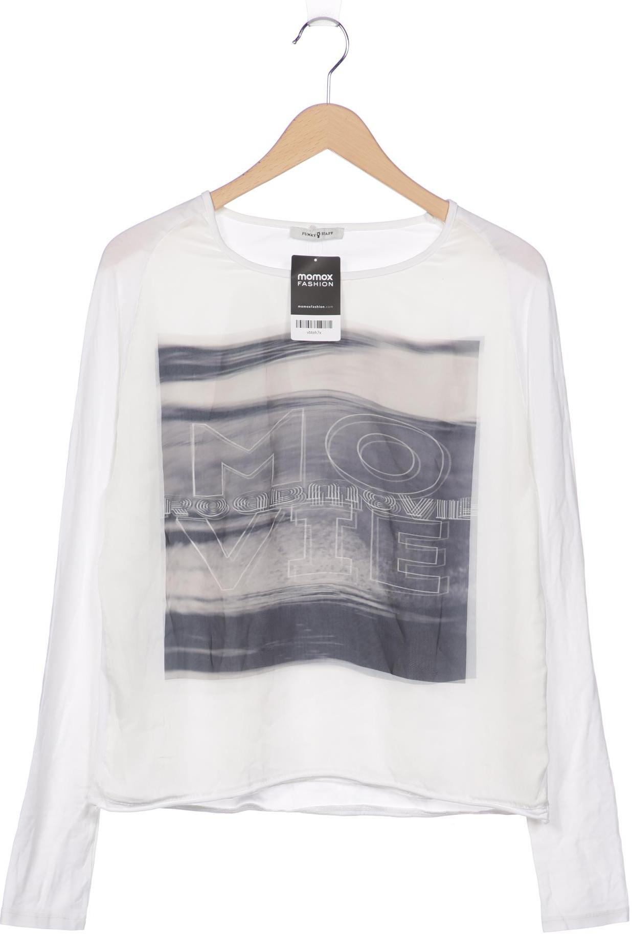

Funky Staff Damen Langarmshirt, weiß