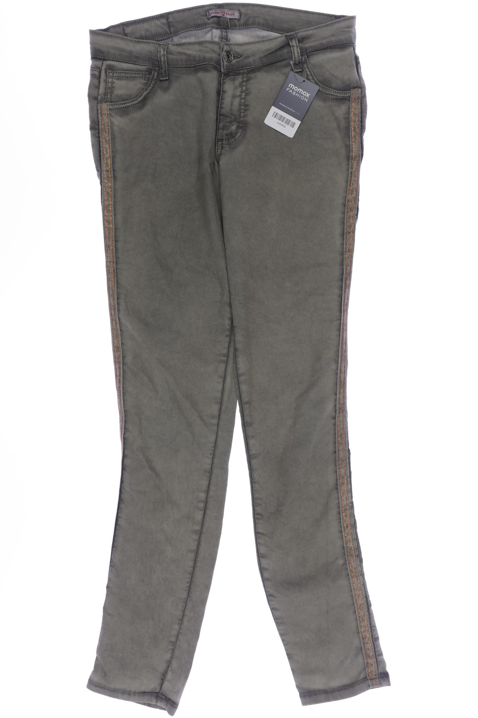 

Funky Staff Damen Jeans, grün, Gr. 0