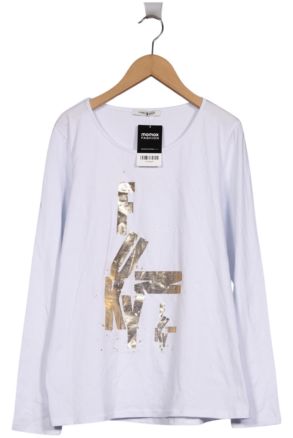 

Funky Staff Damen Langarmshirt, weiß, Gr. 42