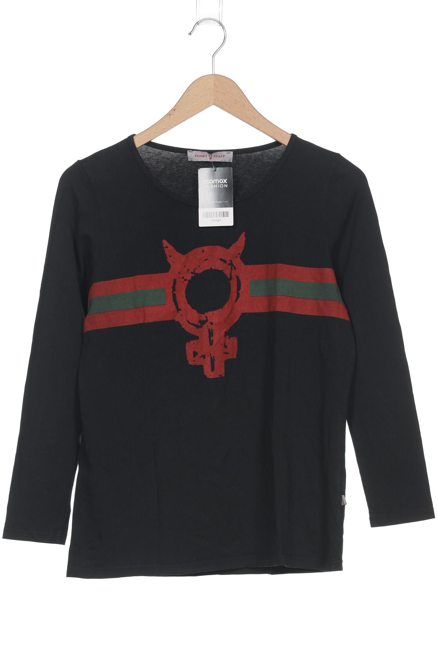 

Funky Staff Damen Langarmshirt, schwarz, Gr. 38