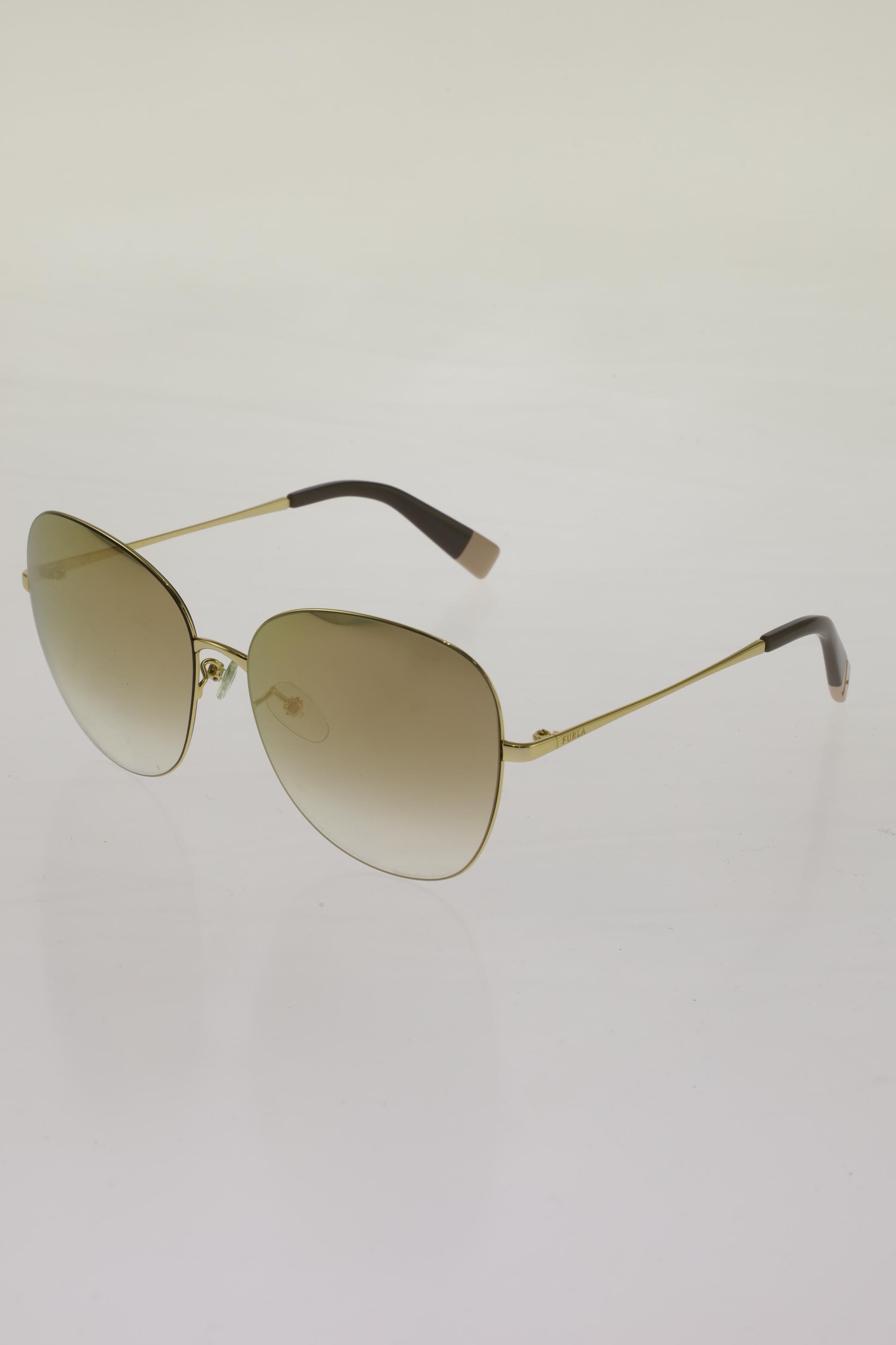 

Furla Damen Sonnenbrille, gold, Gr.