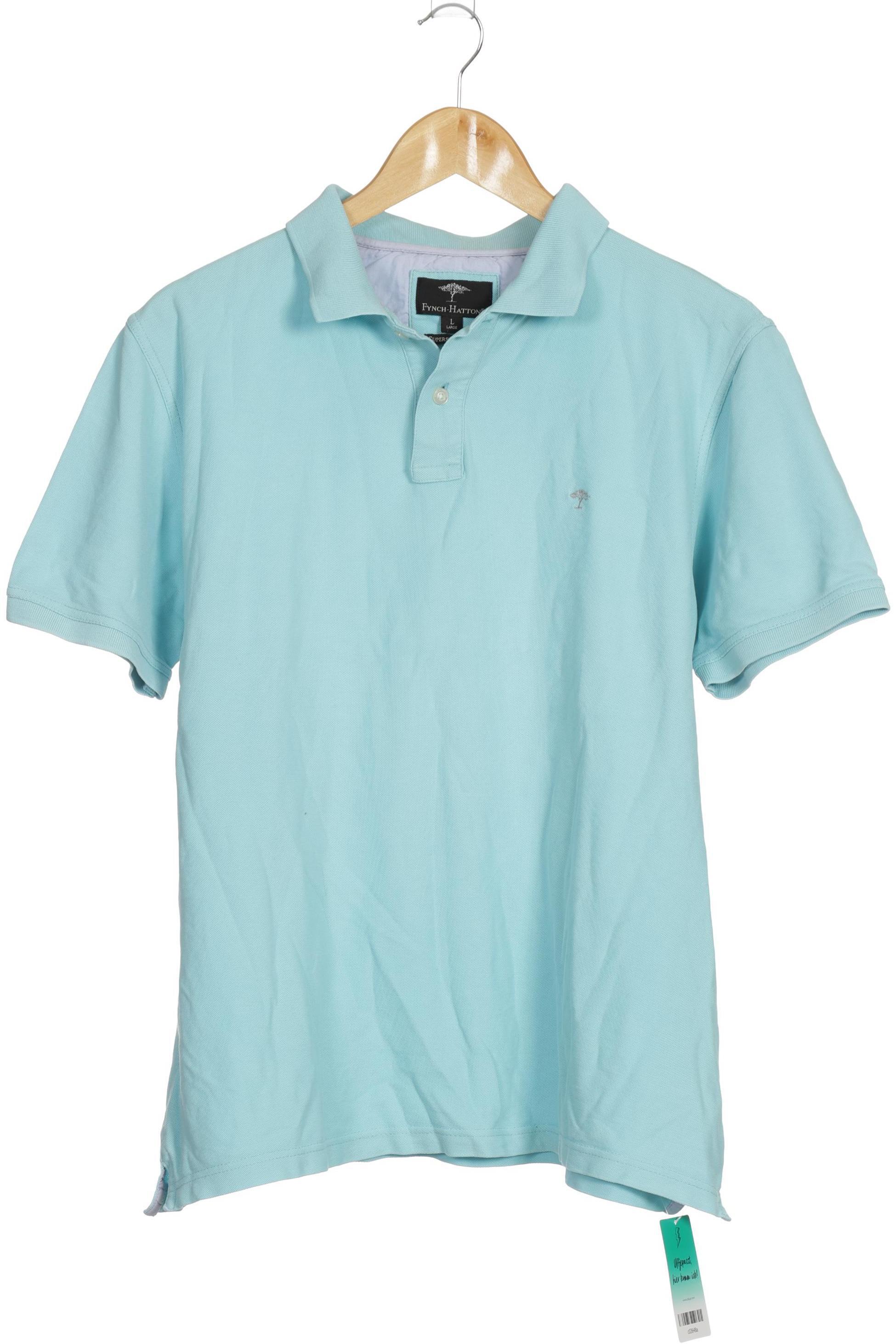 

Fynch Hatton Herren Poloshirt, blau, Gr.