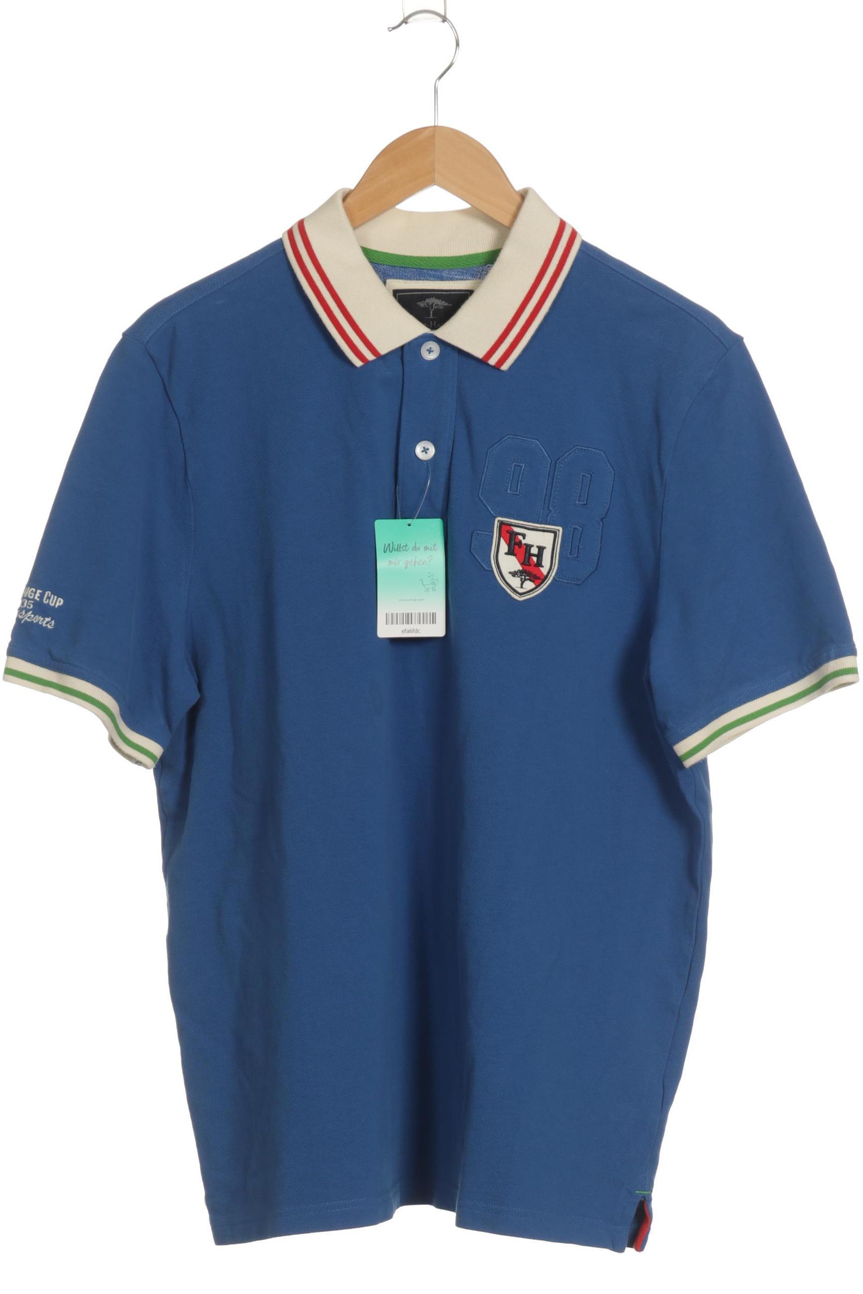Thumbnail - Fynch Hatton Herren Poloshirt, blau, Gr.