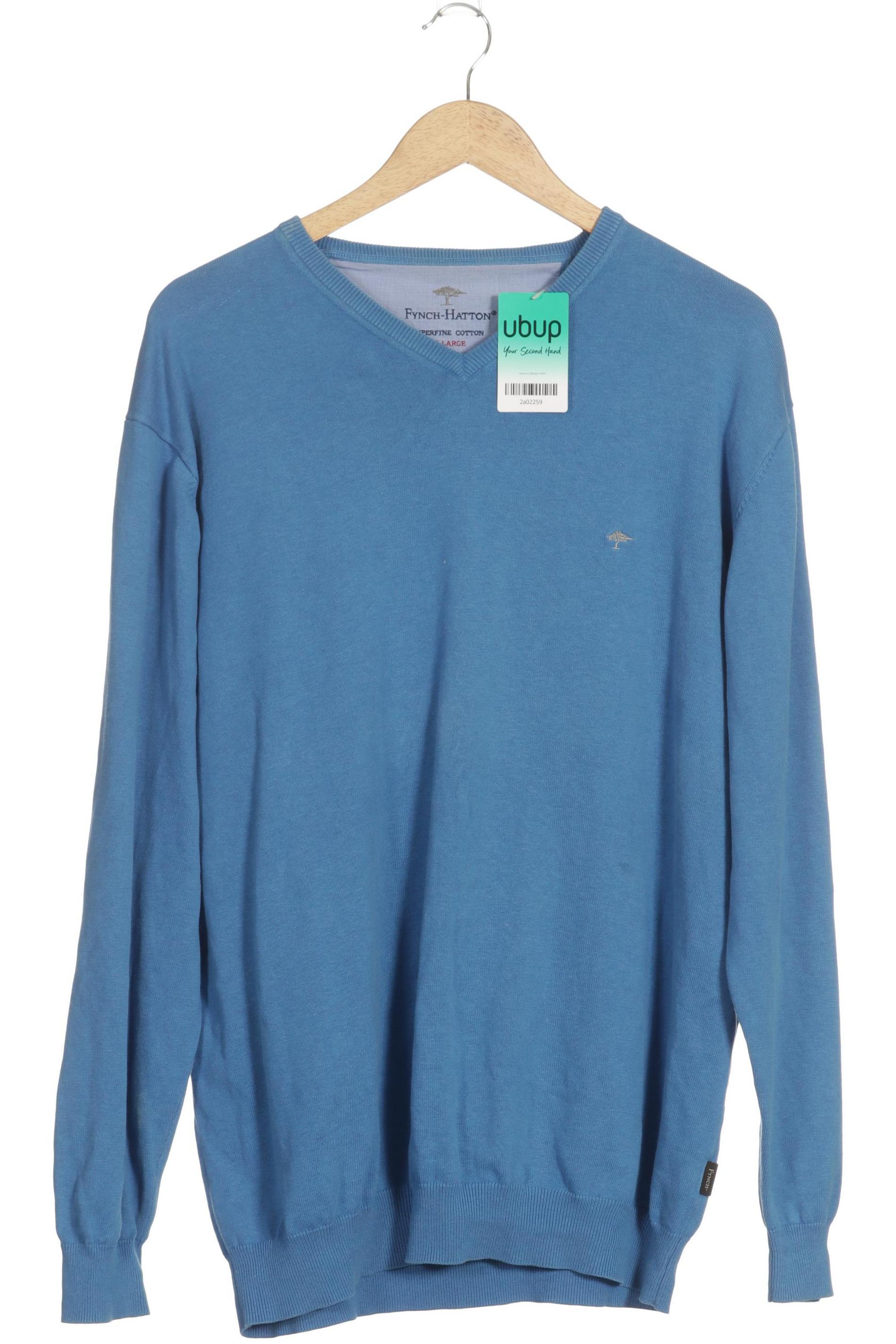 

Fynch Hatton Herren Pullover, blau, Gr.
