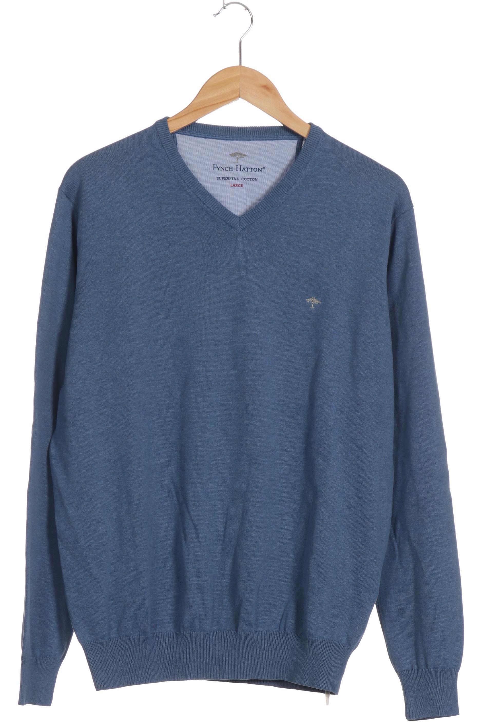 

Fynch Hatton Herren Pullover, blau, Gr.