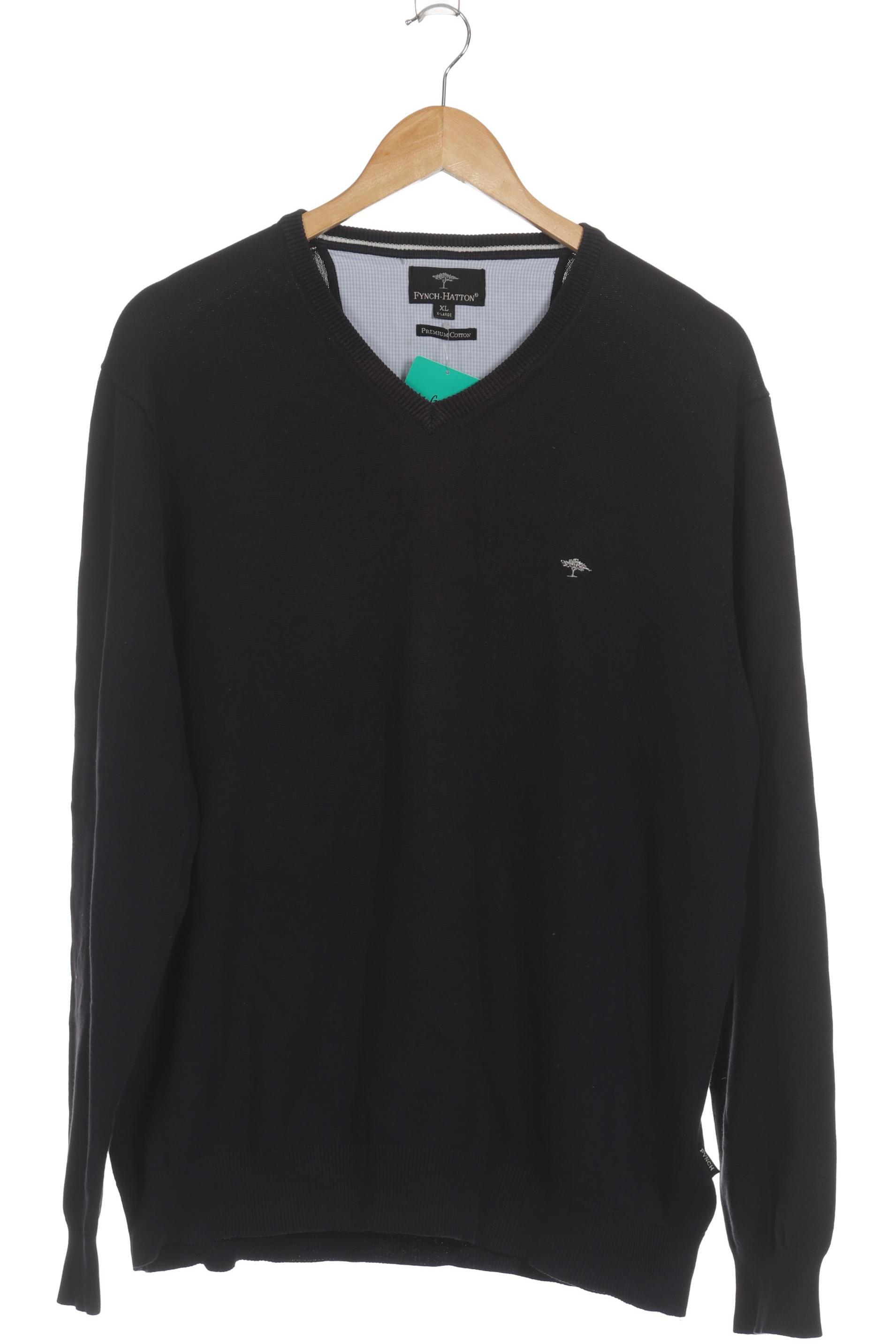 Thumbnail - Fynch Hatton Herren Pullover, schwarz, Gr.