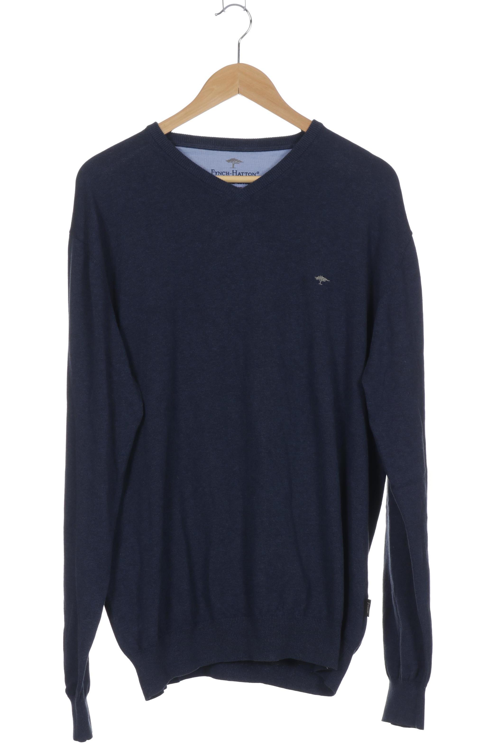 

Fynch Hatton Herren Pullover, blau, Gr.
