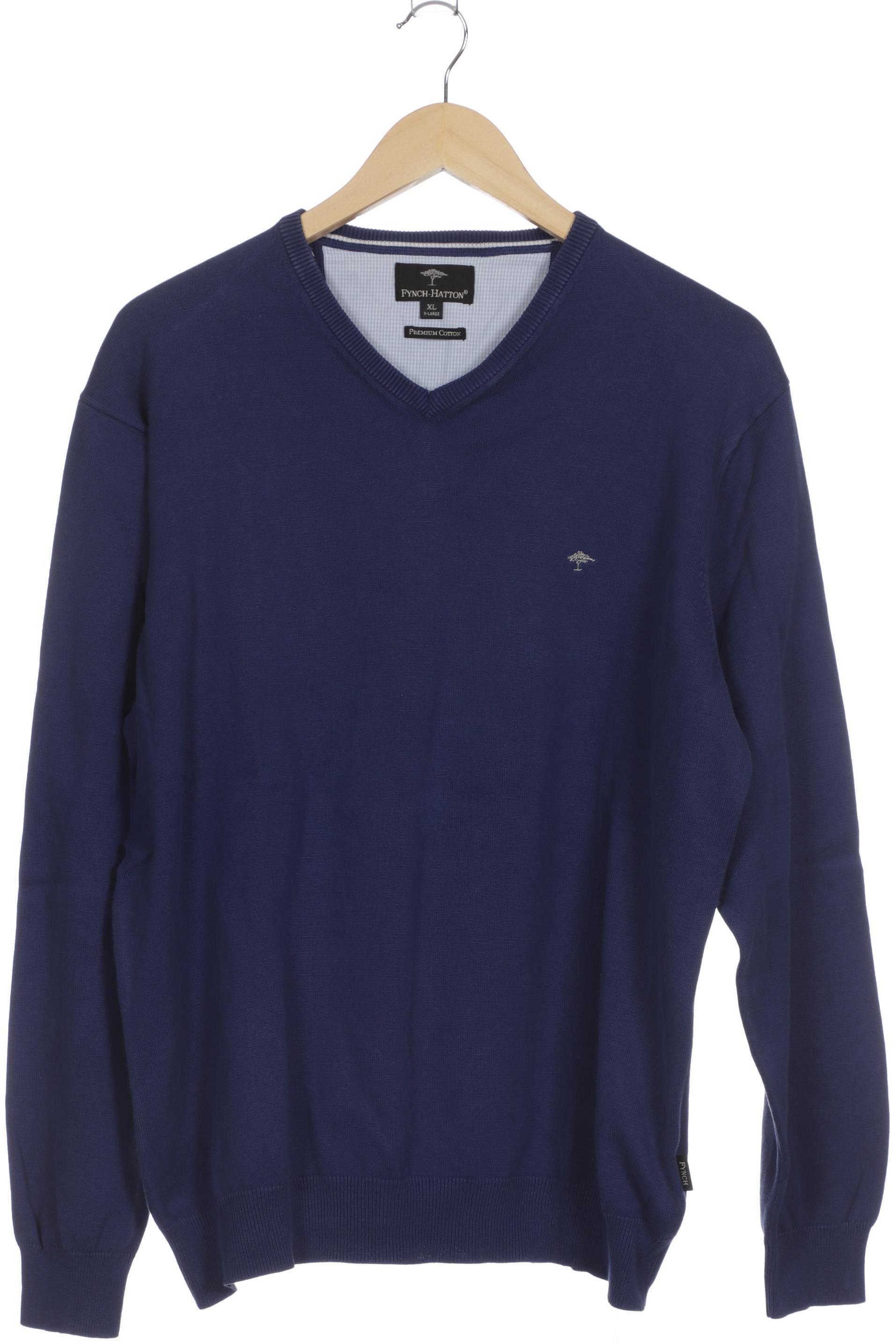 

Fynch Hatton Herren Pullover, blau, Gr.