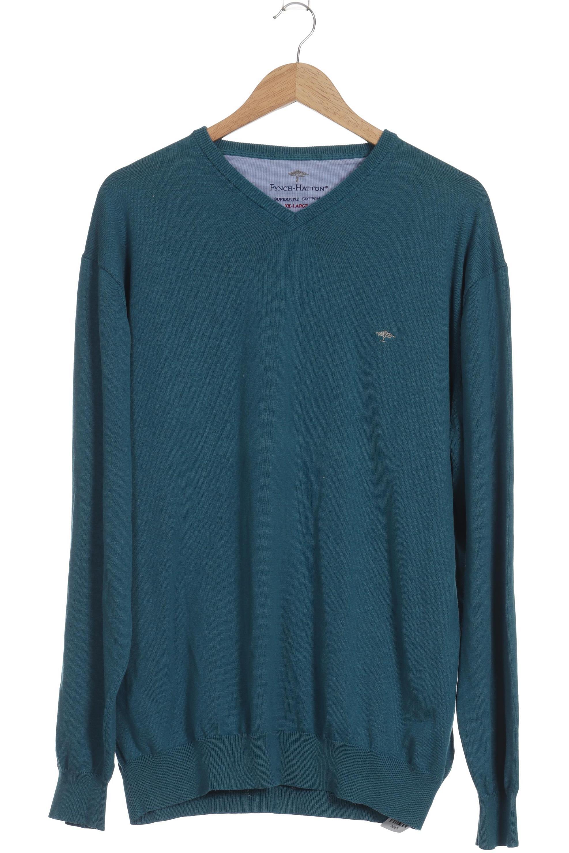 Thumbnail - Fynch Hatton Herren Pullover, türkis, Gr.