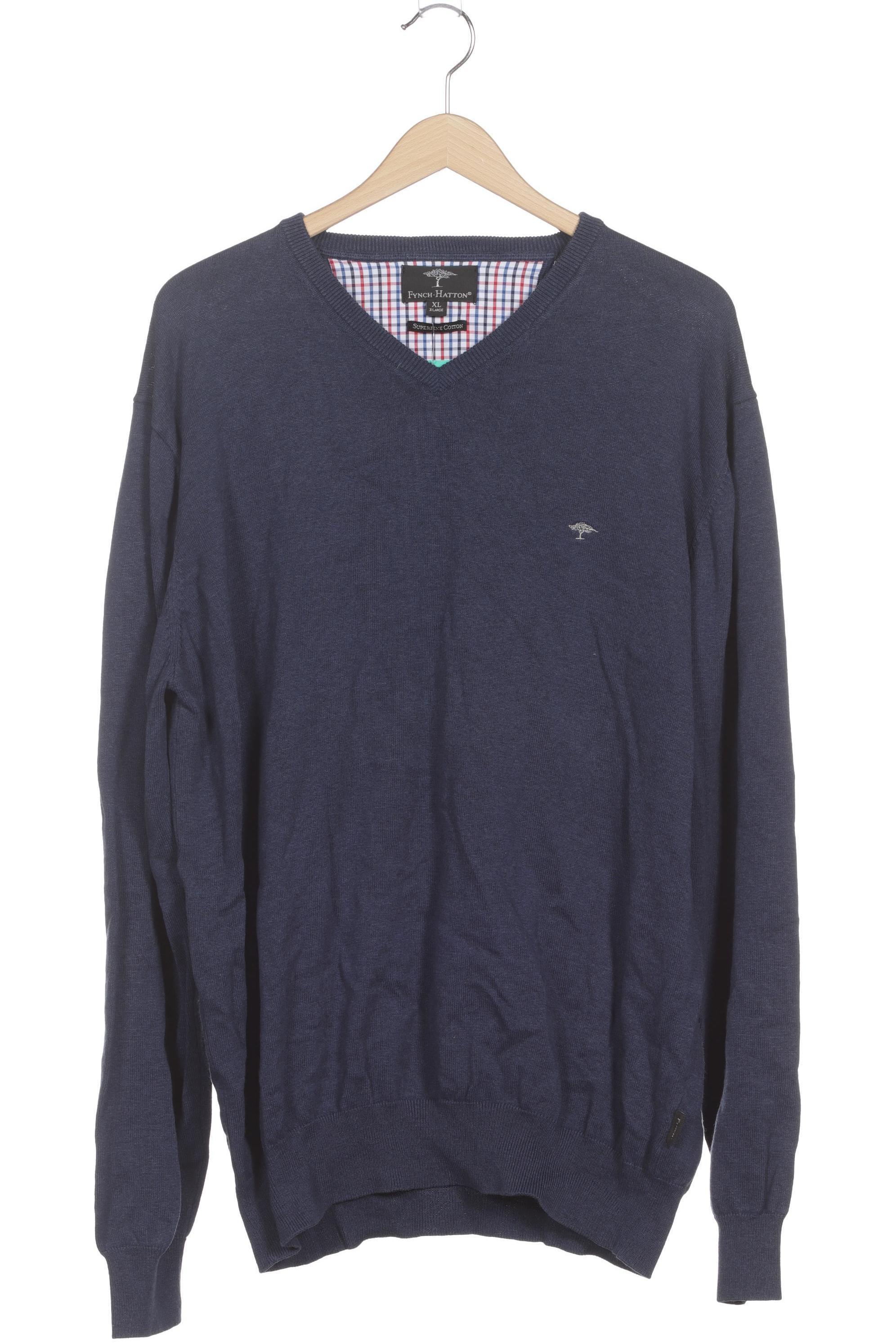 

Fynch Hatton Herren Pullover, blau, Gr.