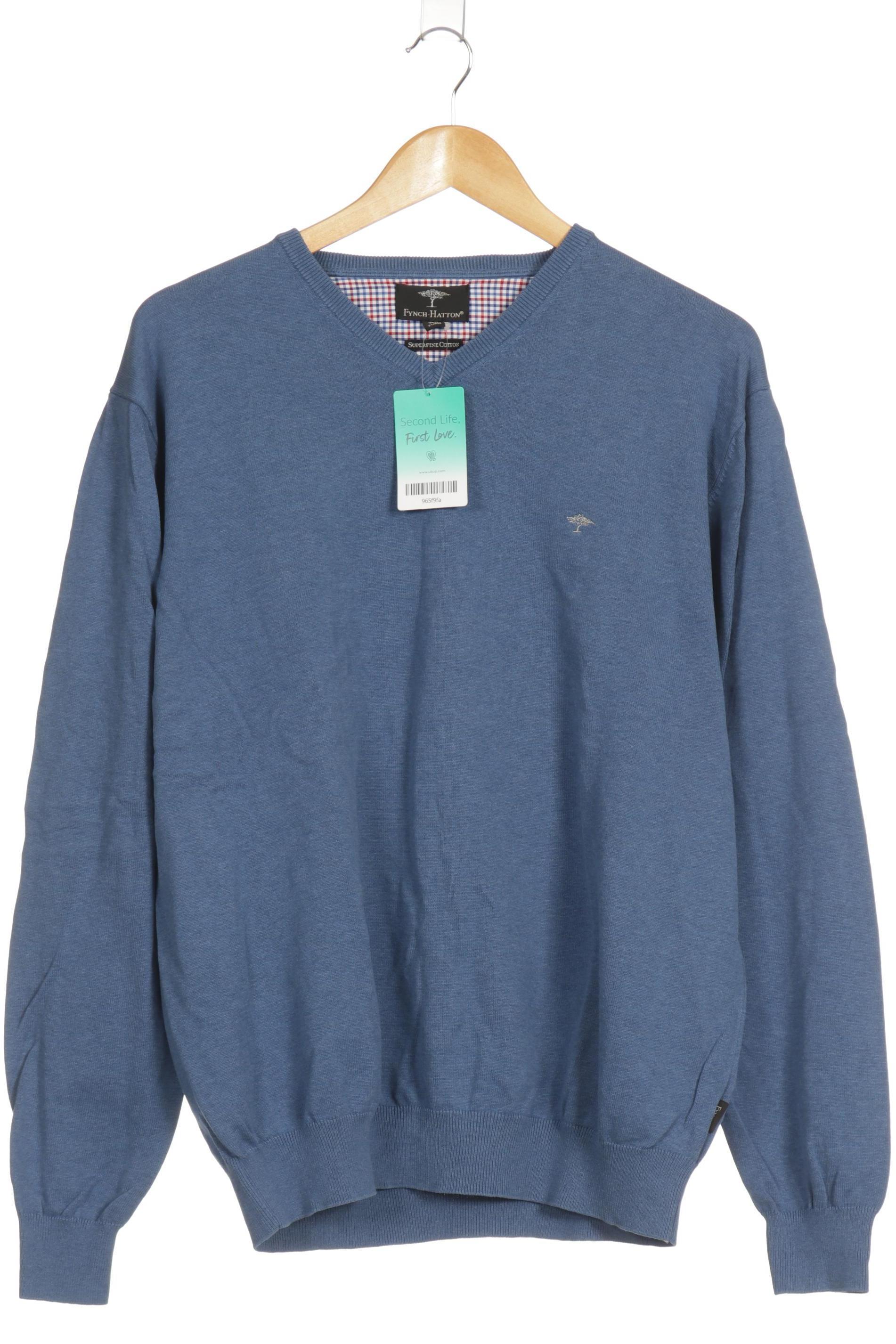 

Fynch Hatton Herren Pullover, blau, Gr.