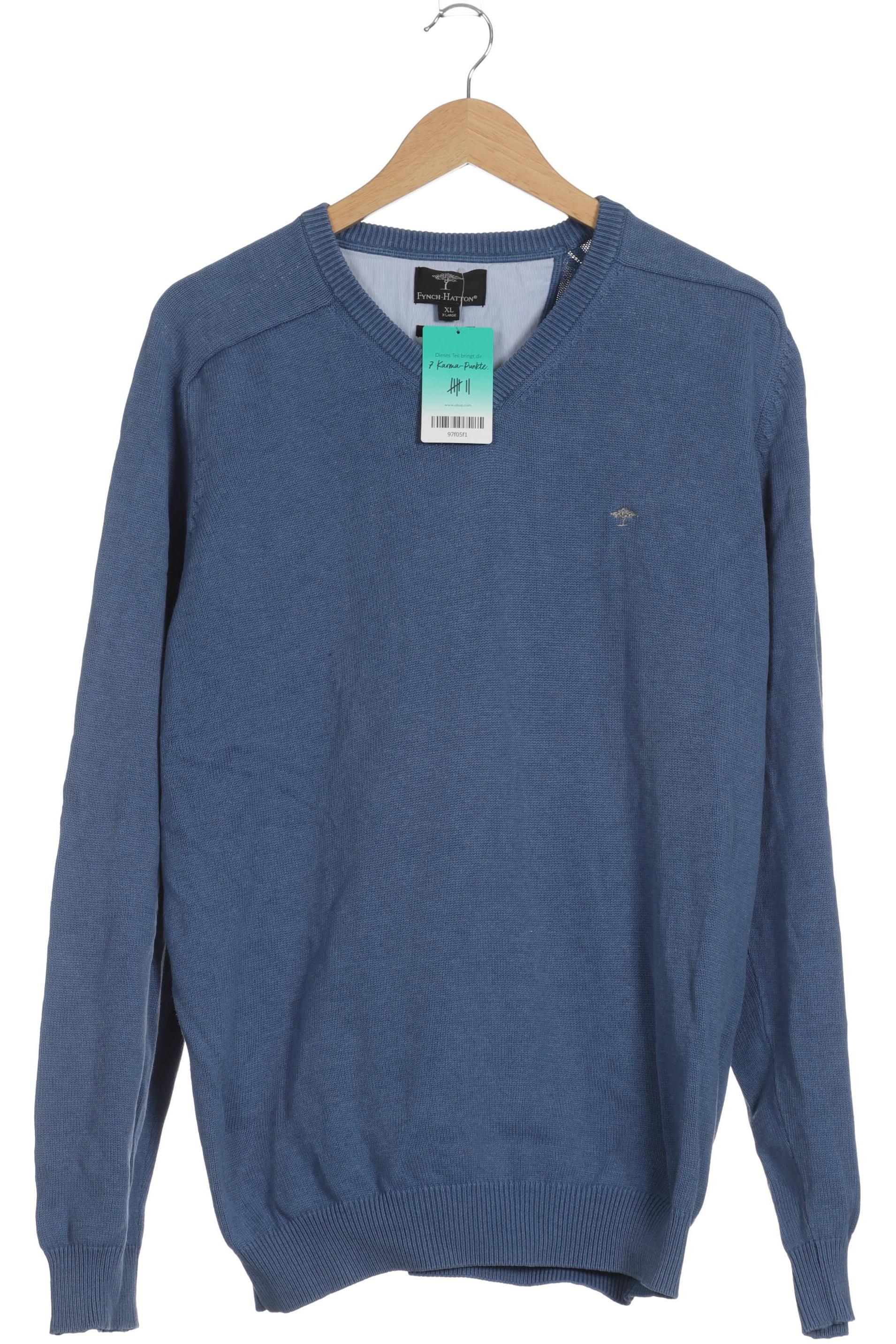 

Fynch Hatton Herren Pullover, blau, Gr.