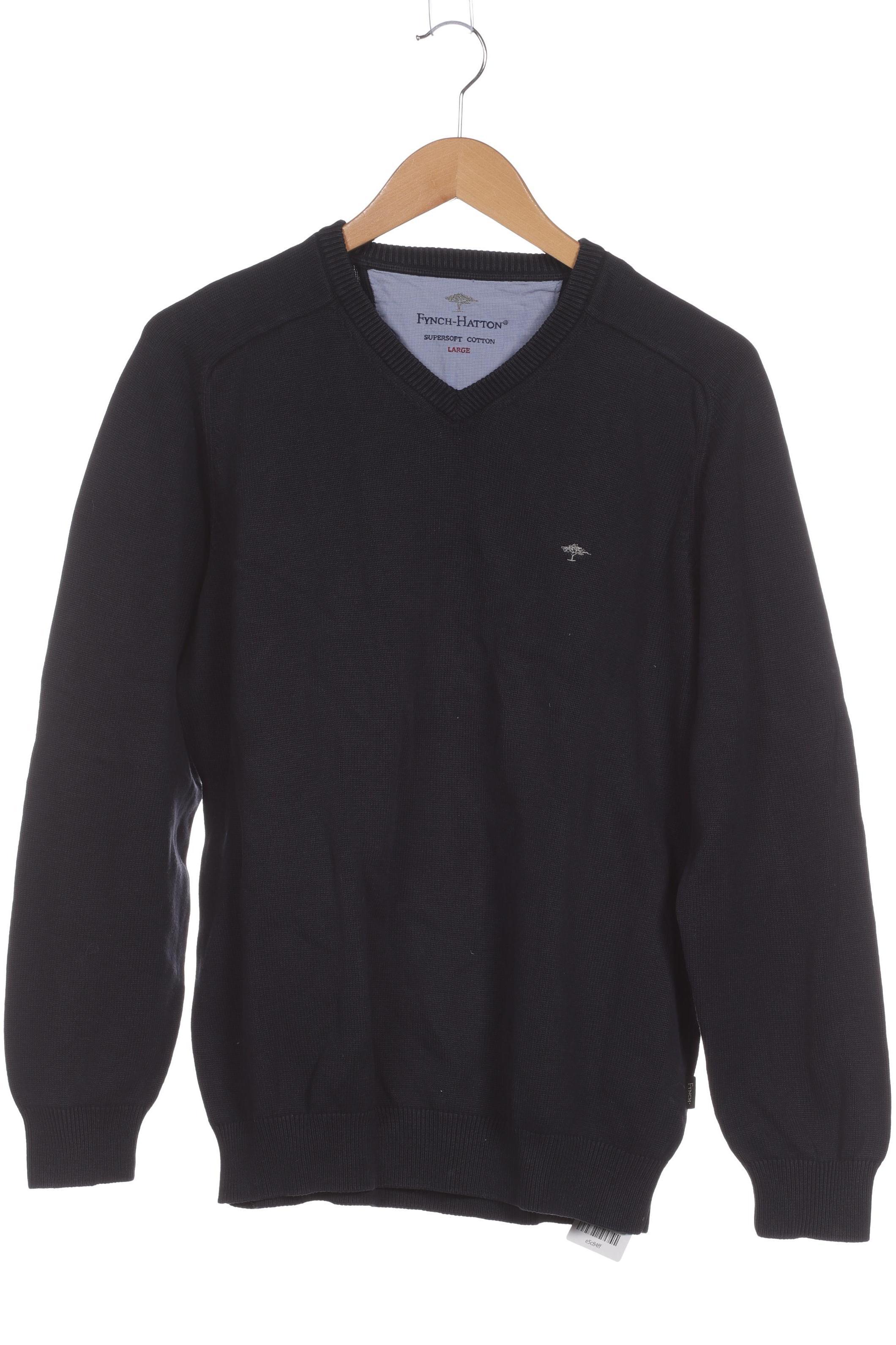 

Fynch Hatton Herren Pullover, blau, Gr.