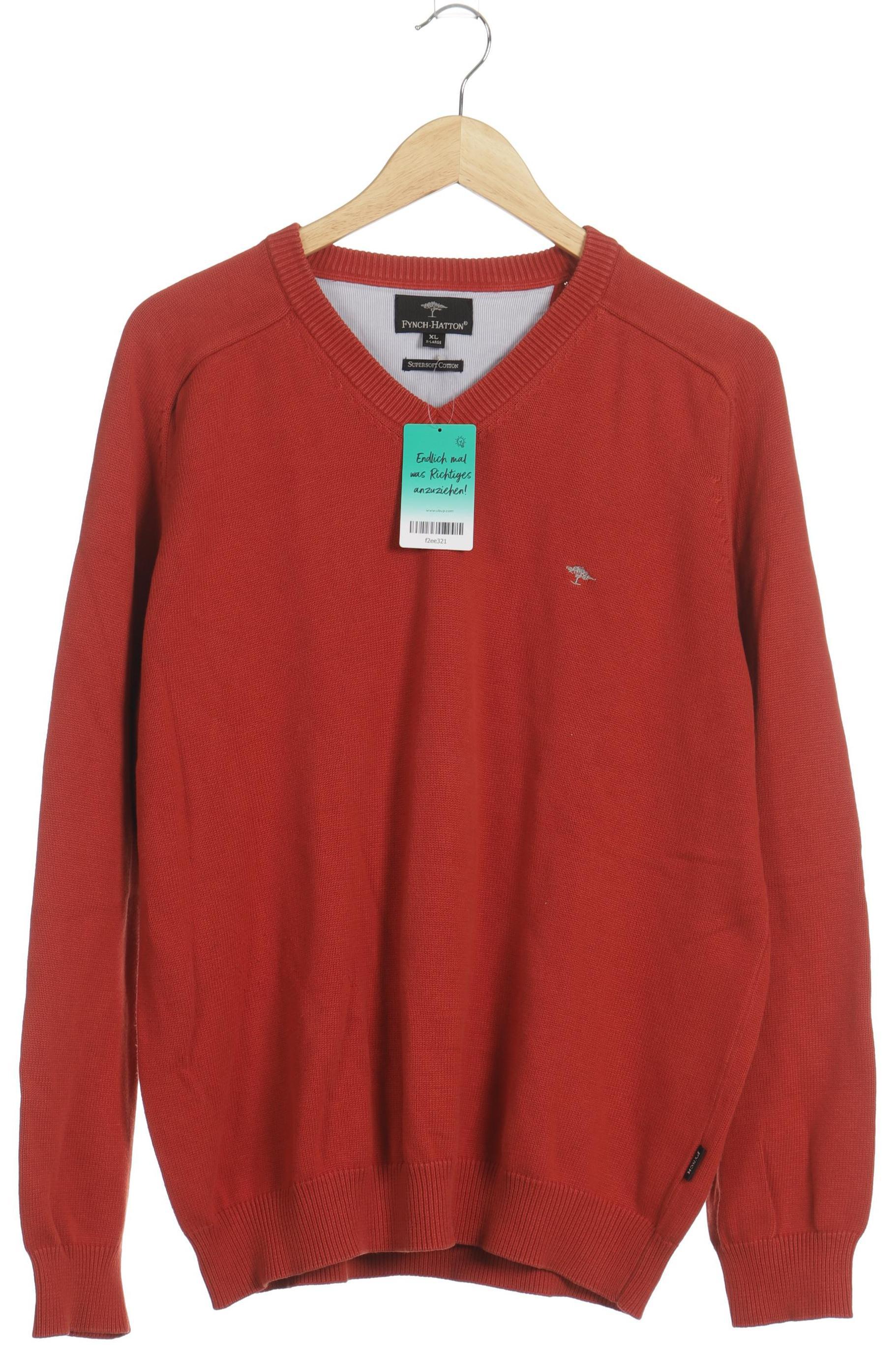 

Fynch Hatton Herren Pullover, orange, Gr.