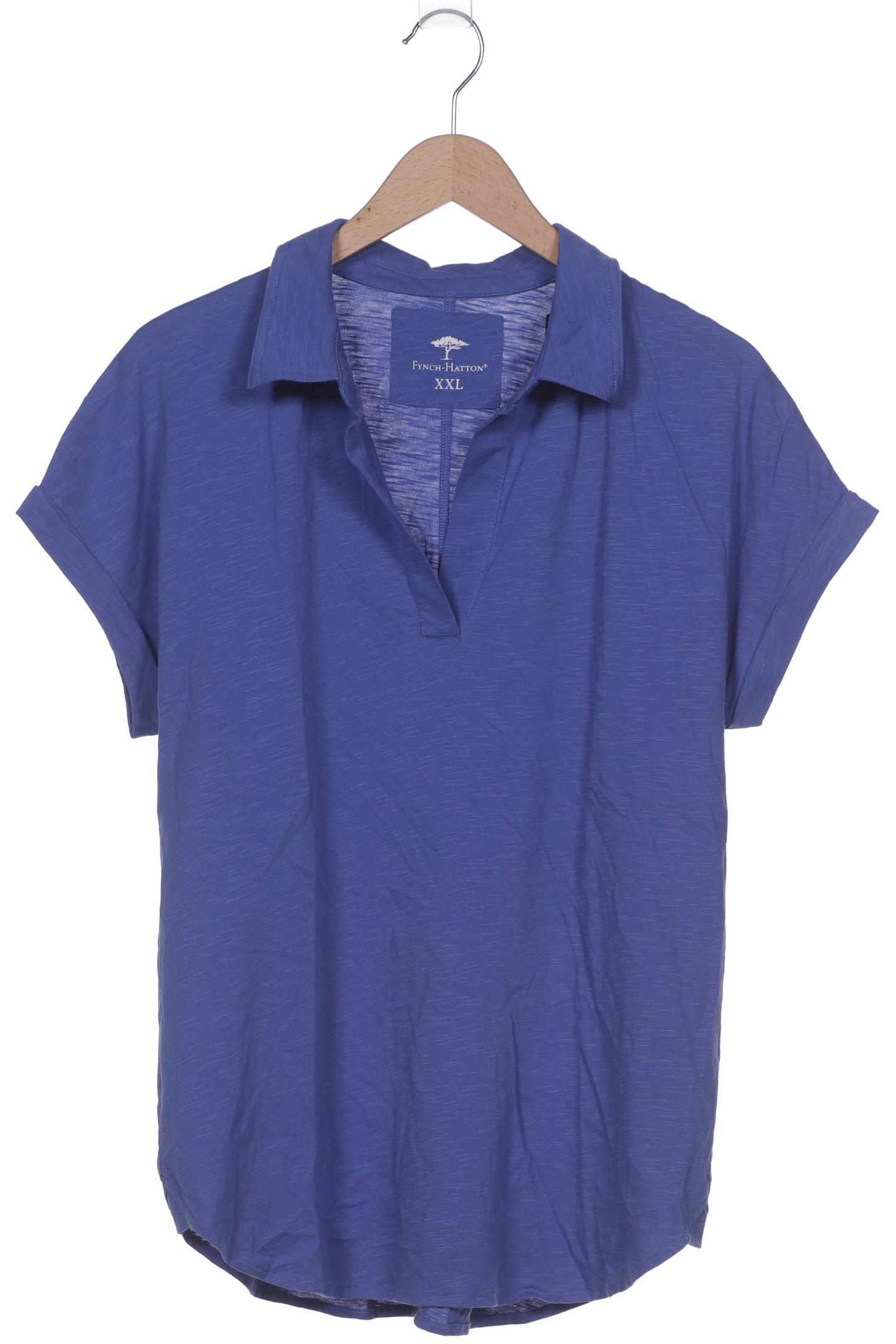 

Fynch Hatton Damen Poloshirt, blau, Gr. 46