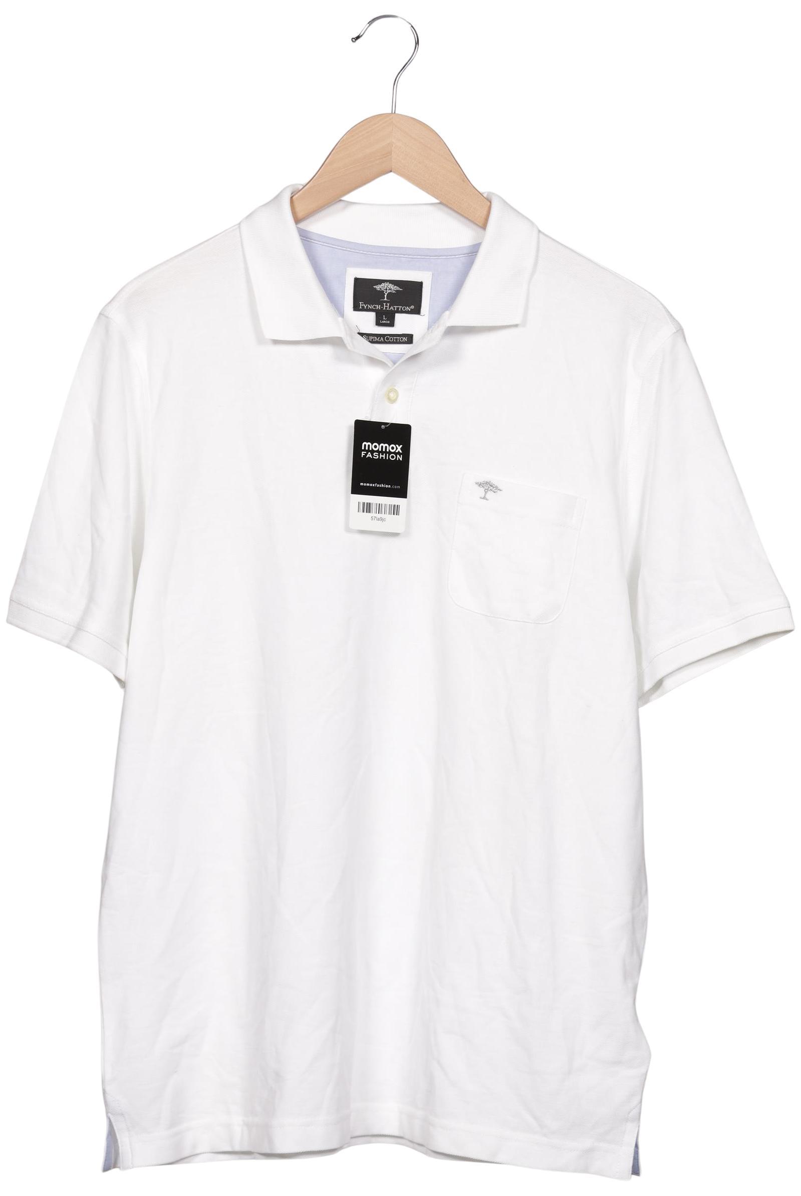 Thumbnail - Fynch Hatton Damen Poloshirt, weiß, Gr. 42