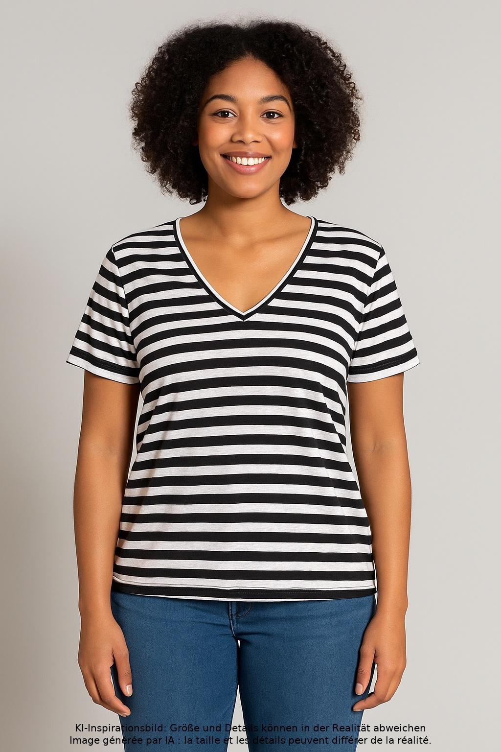 

Fynch Hatton Damen T-Shirt, mehrfarbig, Gr. 42