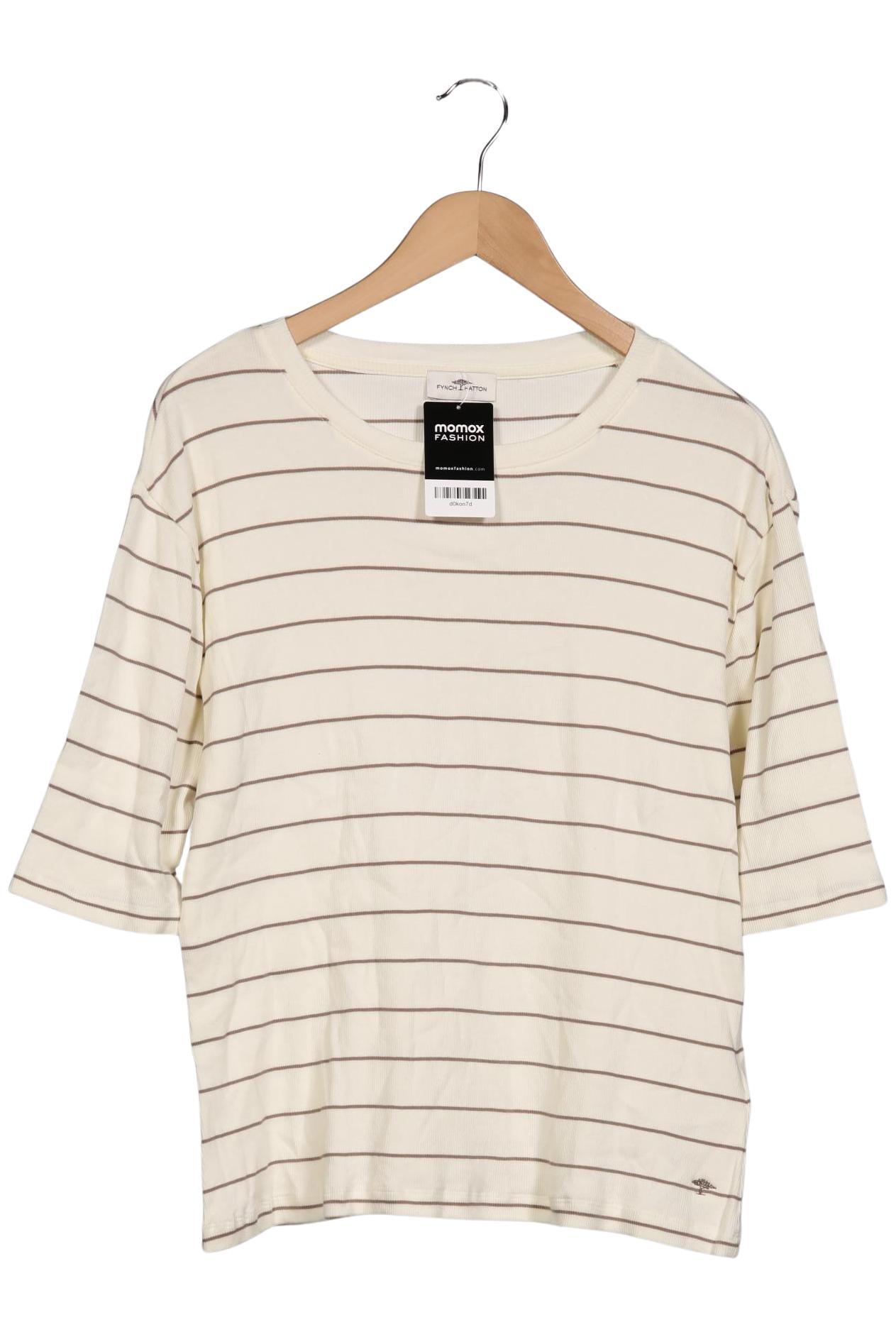 

Fynch Hatton Damen T-Shirt, cremeweiß, Gr. 46