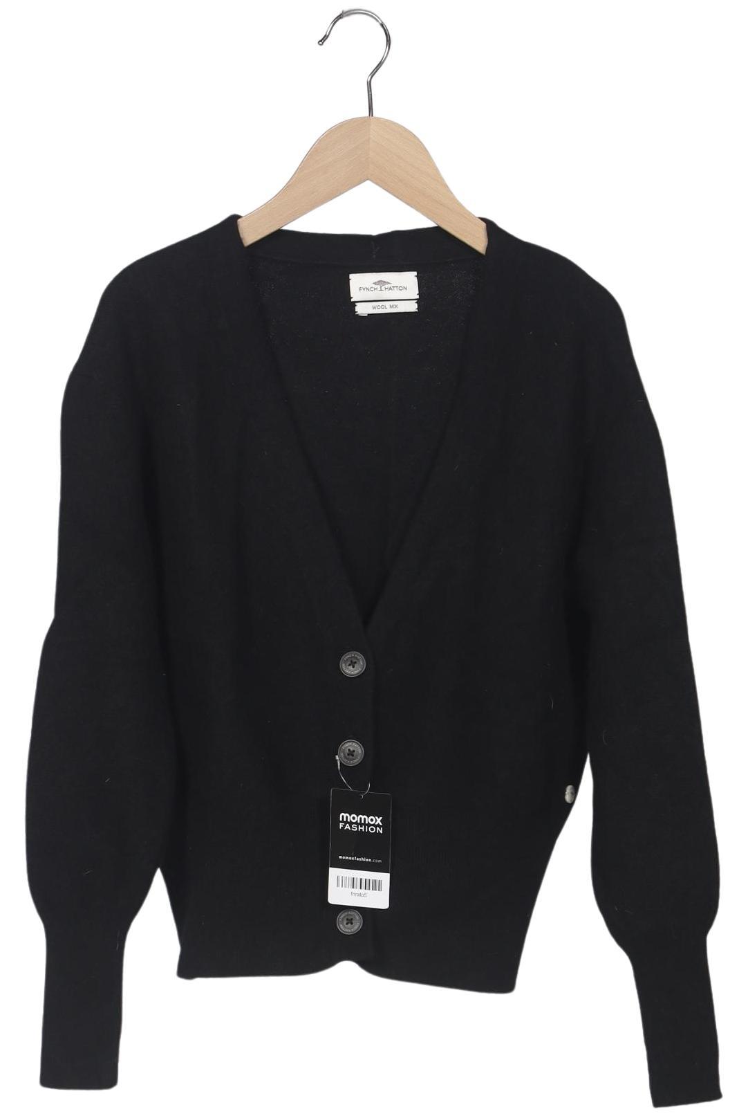 

Fynch Hatton Damen Strickjacke, schwarz, Gr. 38