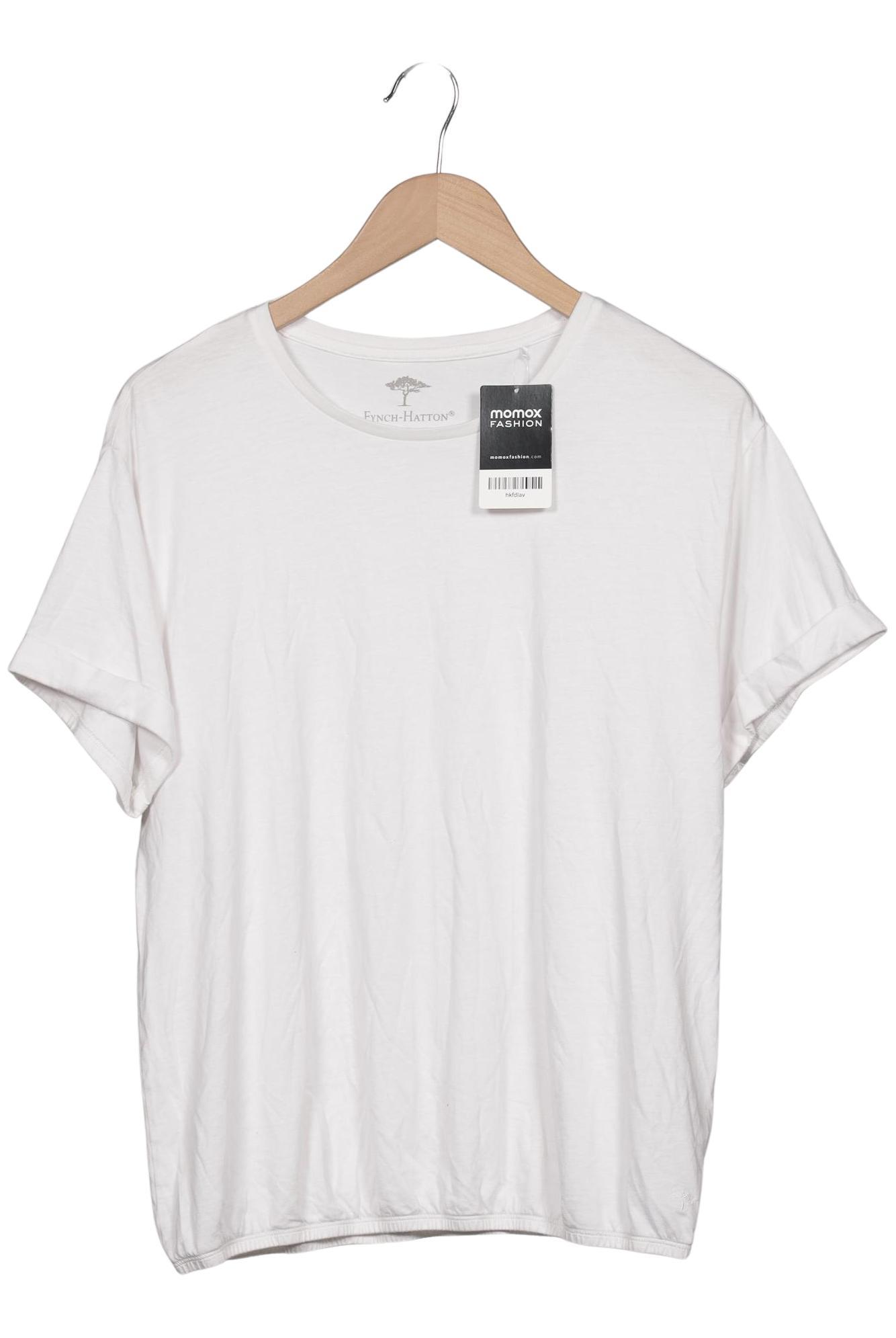 

Fynch Hatton Damen T-Shirt, weiß, Gr. 42