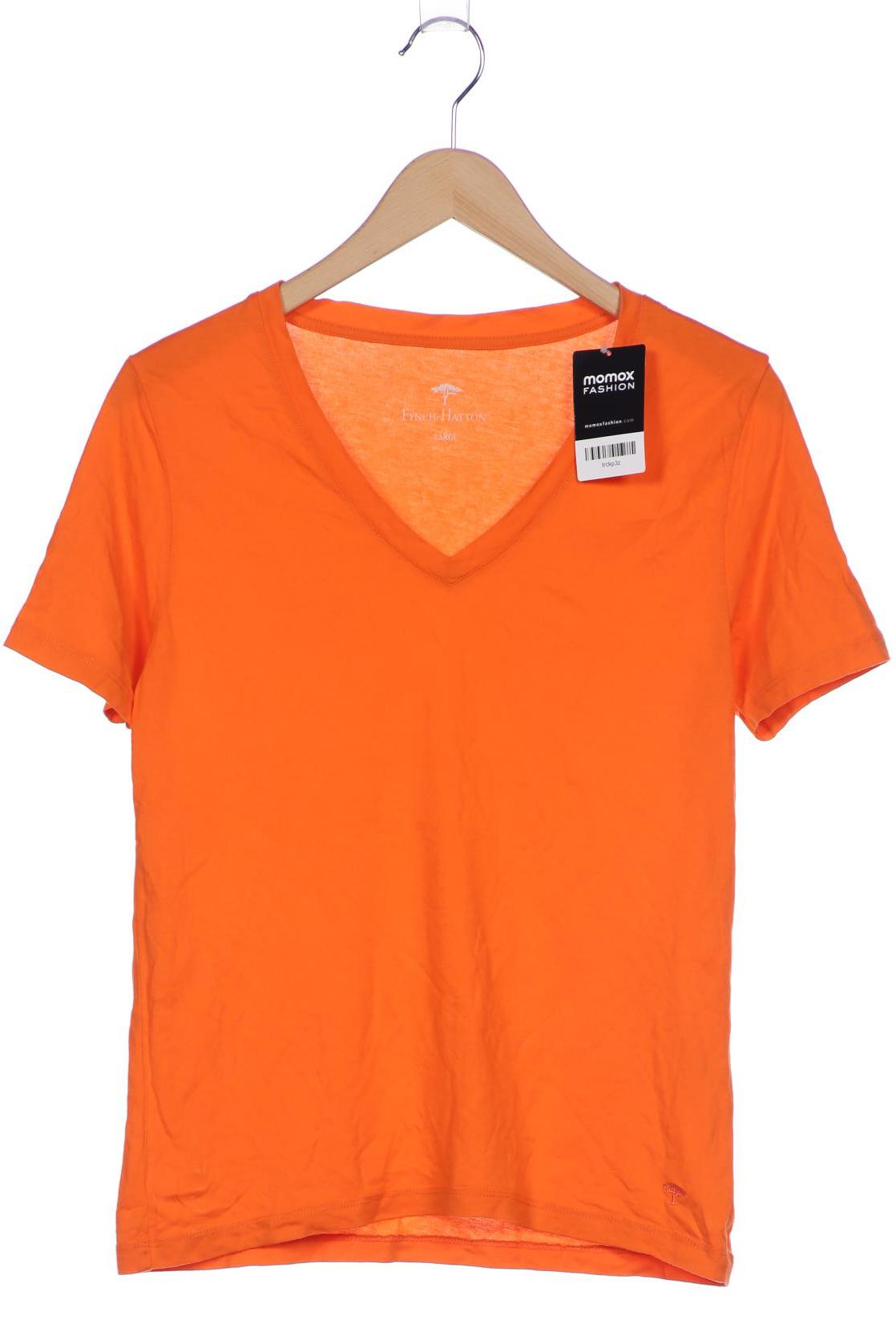 

Fynch Hatton Damen T-Shirt, orange, Gr. 42
