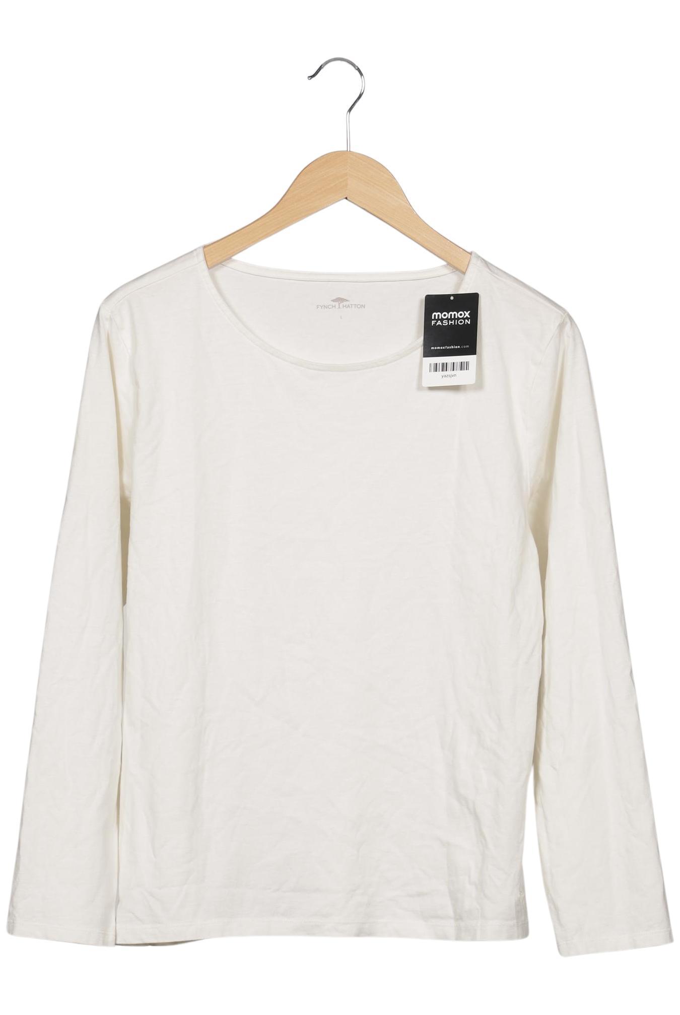 

Fynch Hatton Damen Langarmshirt, cremeweiß, Gr. 42
