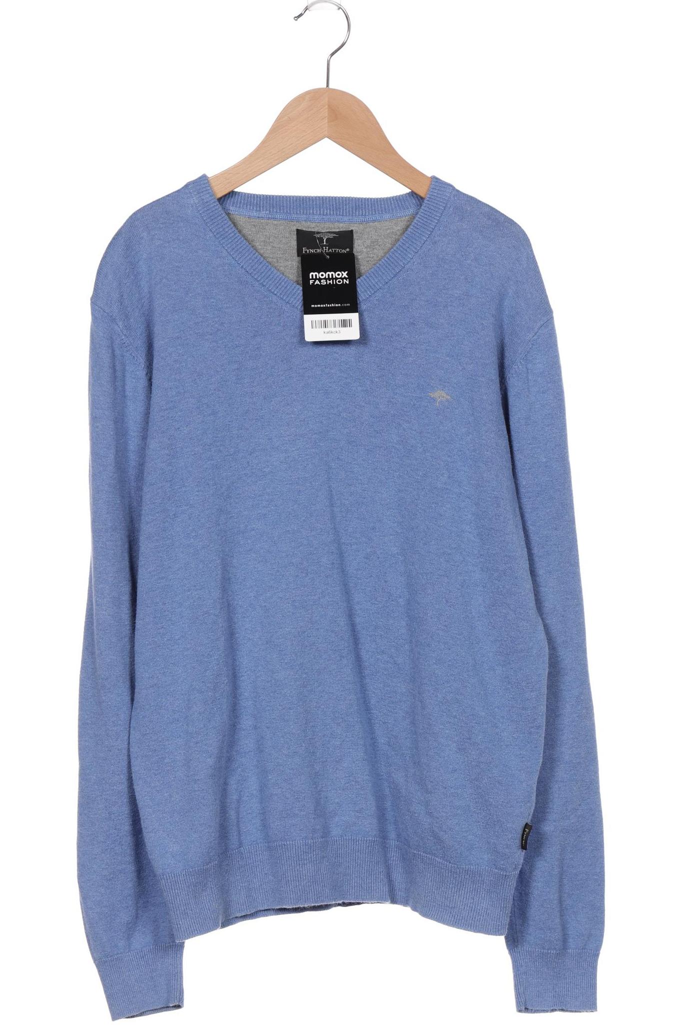 

Fynch Hatton Herren Pullover, blau, Gr. 46