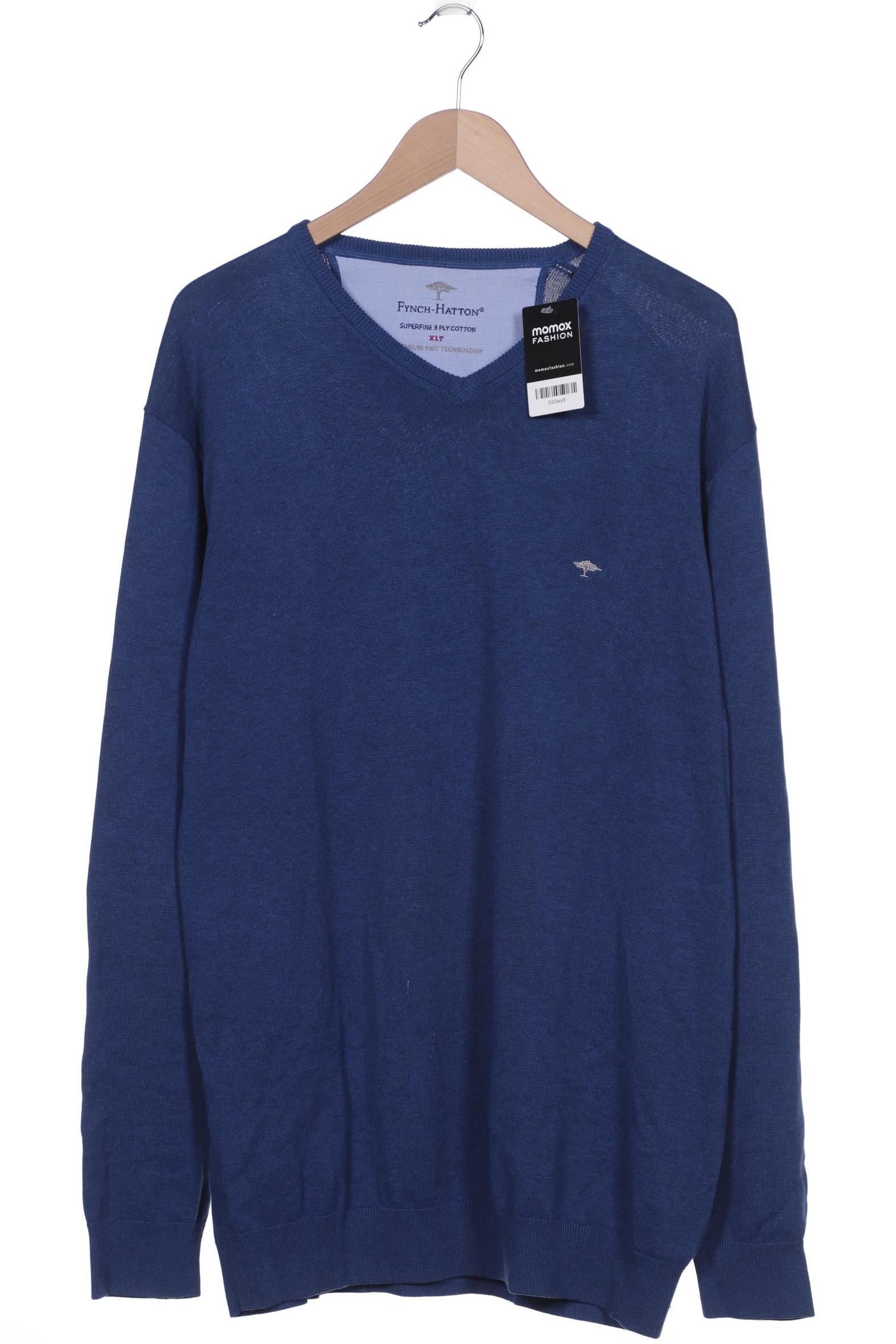 

Fynch Hatton Herren Pullover, blau