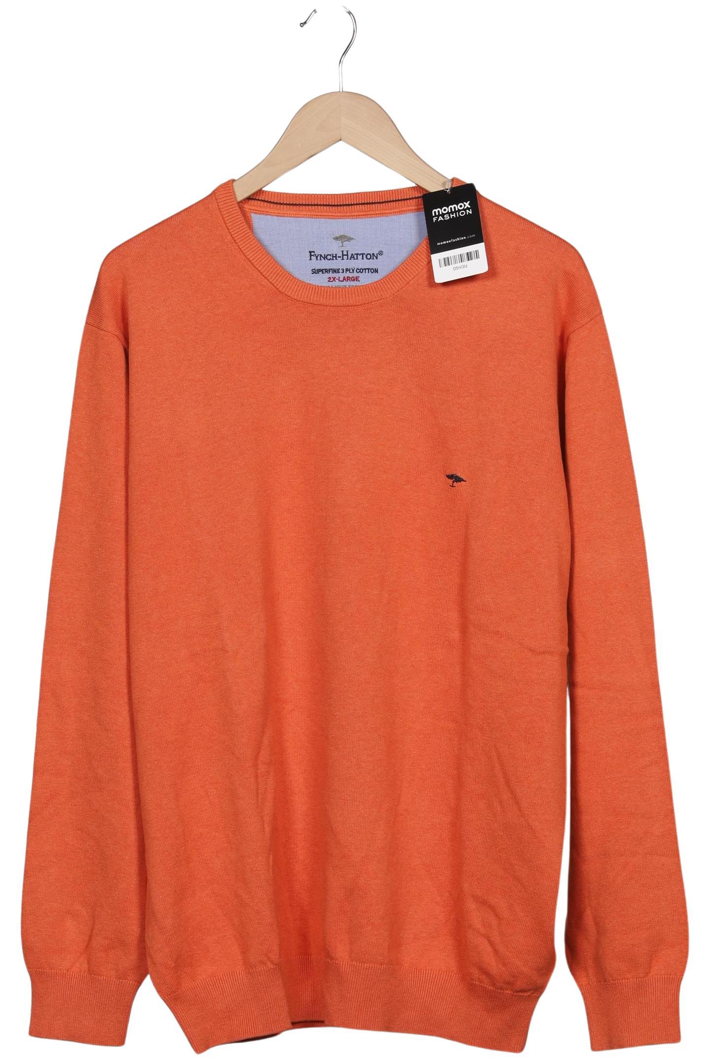 

Fynch Hatton Herren Pullover, orange, Gr. 56