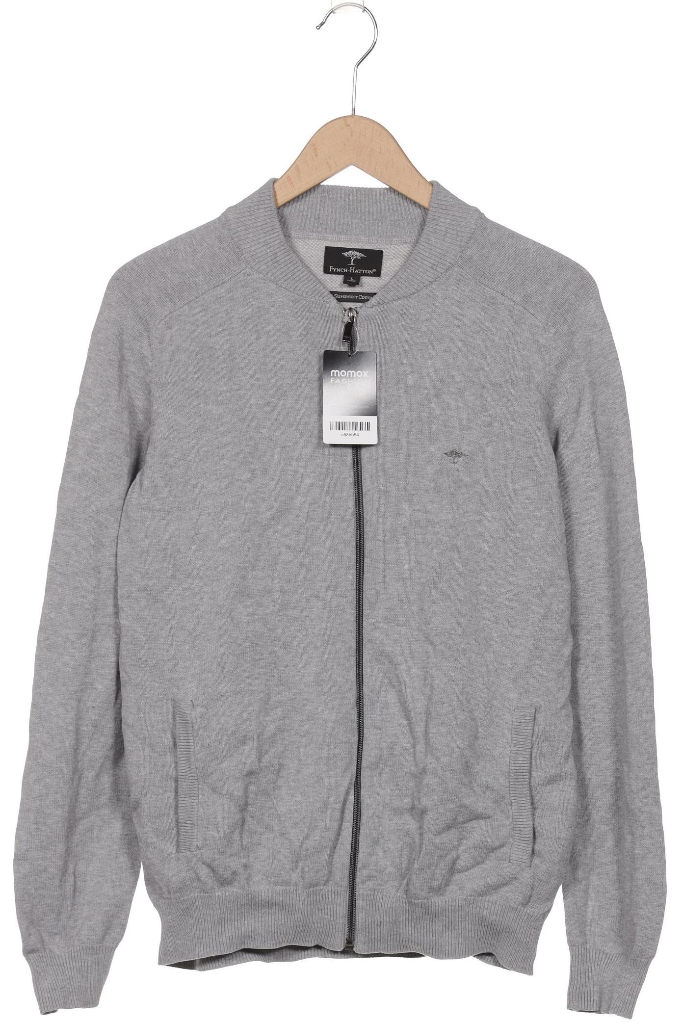 

Fynch Hatton Herren Strickjacke, grau, Gr. 52