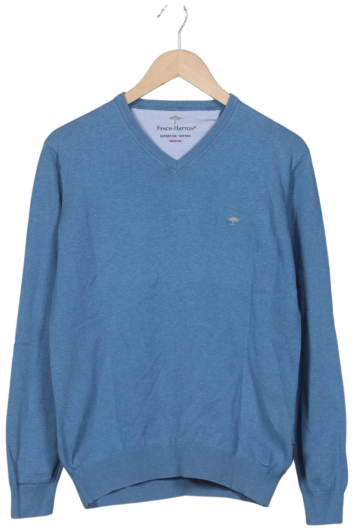 

Fynch Hatton Herren Pullover, blau, Gr. 48